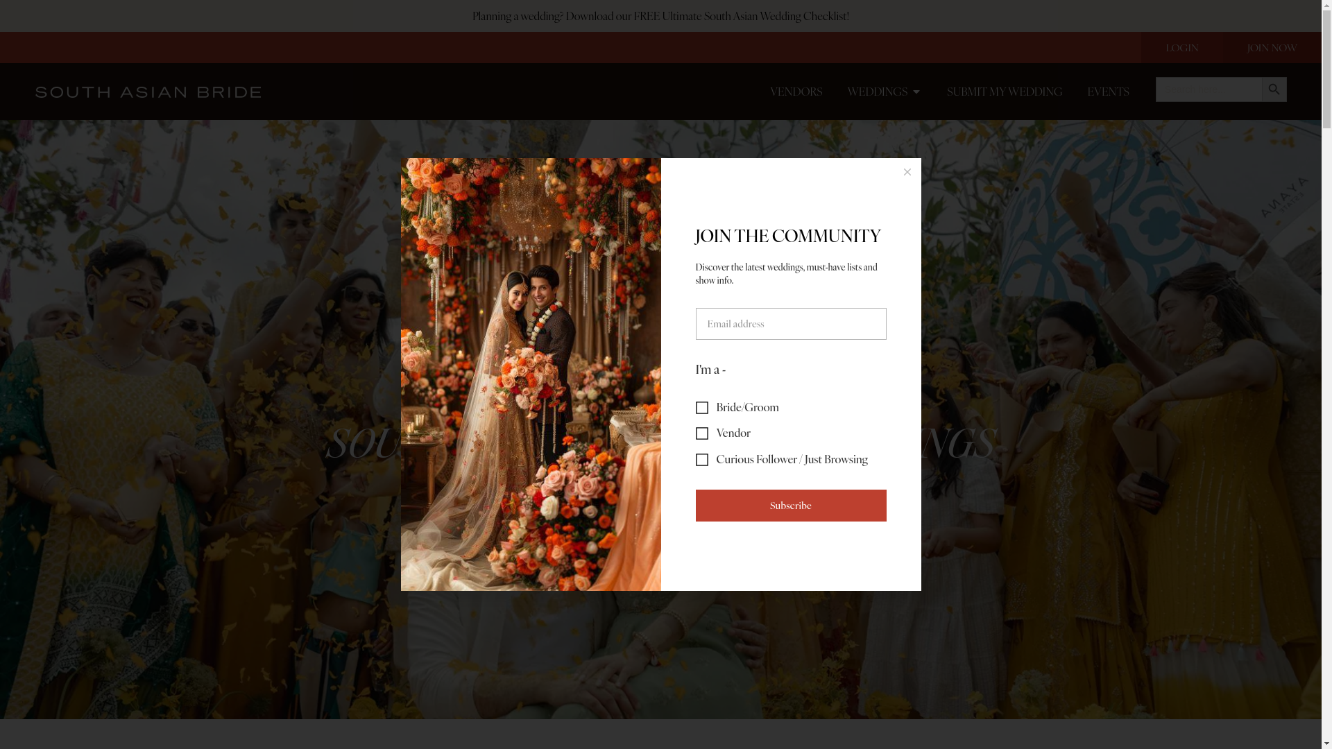 website screenshot of https://southasianbridemagazine.com/