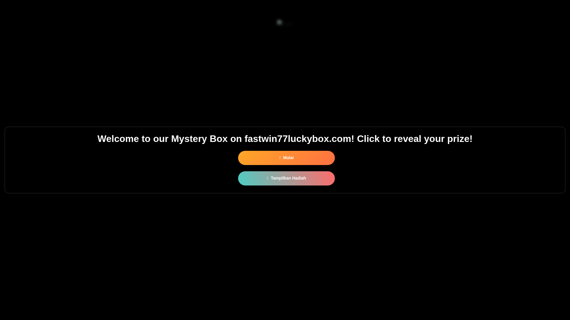 website screenshot of https://fastwin77luckybox.com/