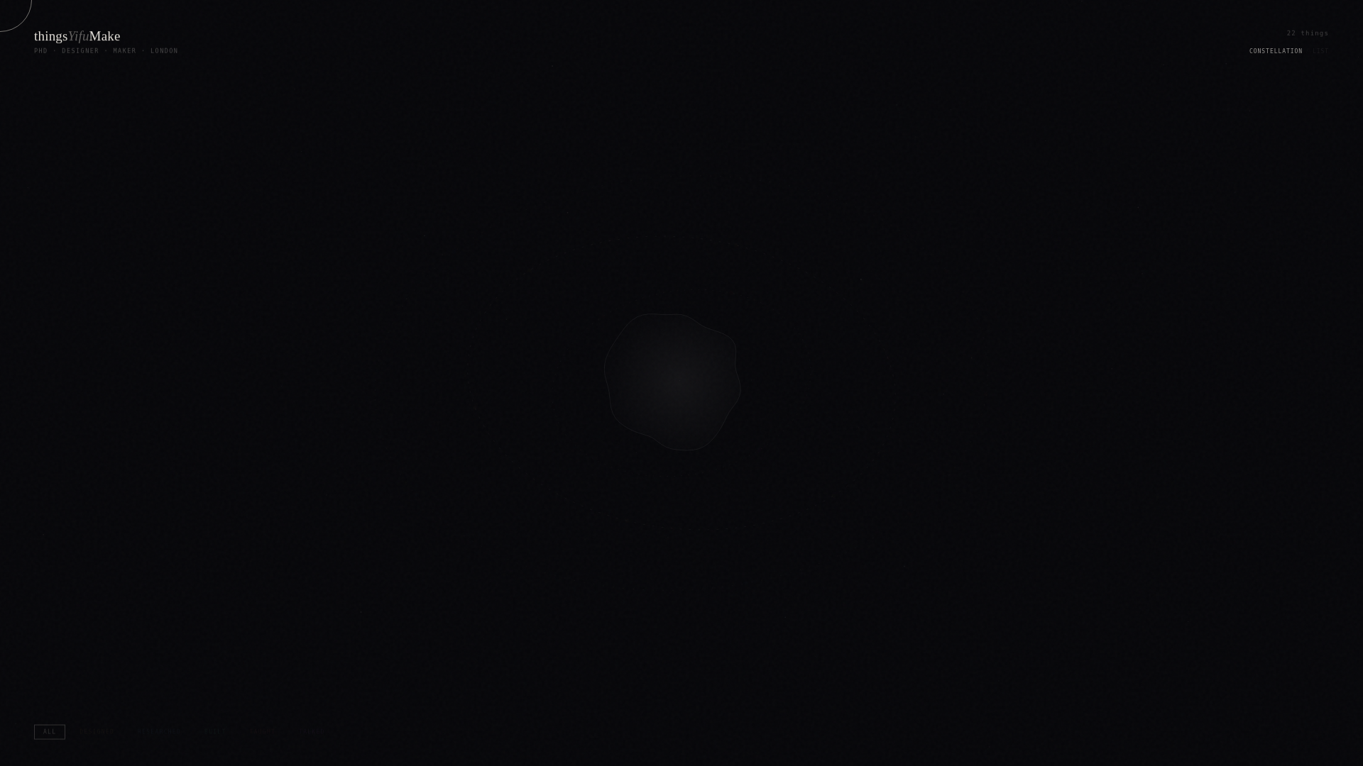 website screenshot of https://thingsyifumake.uk/