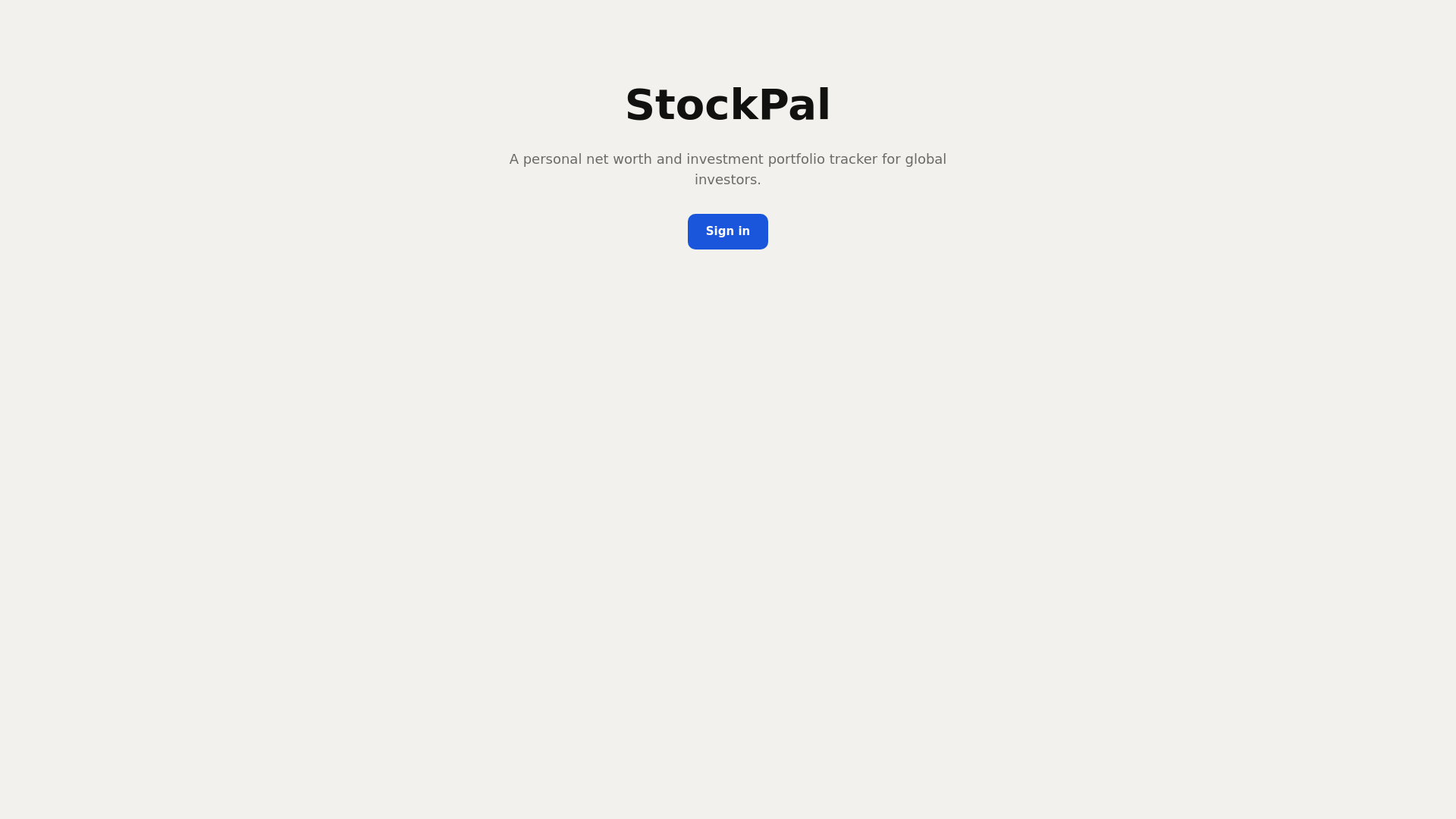 website screenshot of https://stockpal-web.pages.dev/