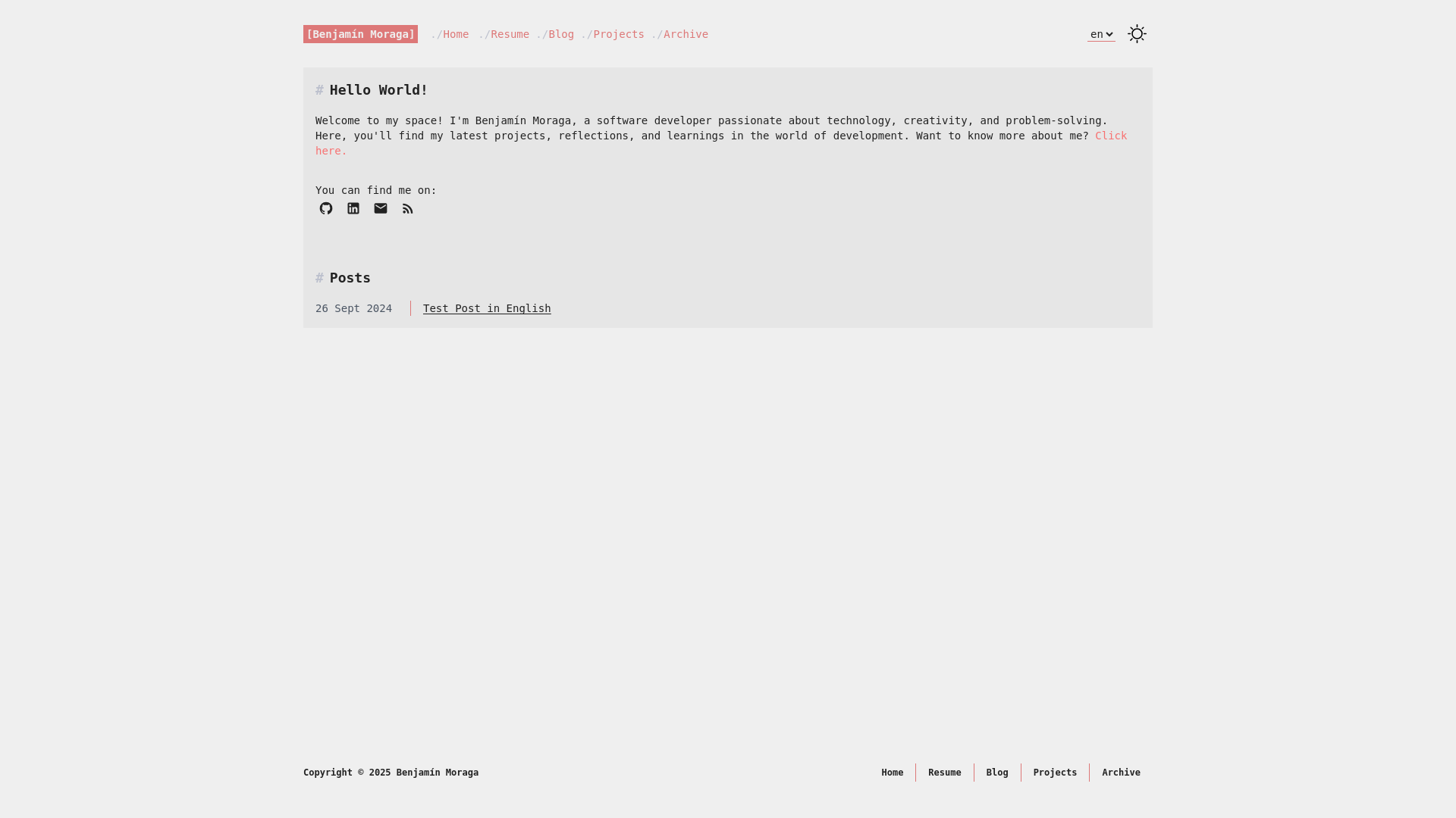 website screenshot of https://benjaminmoraga.pages.dev/