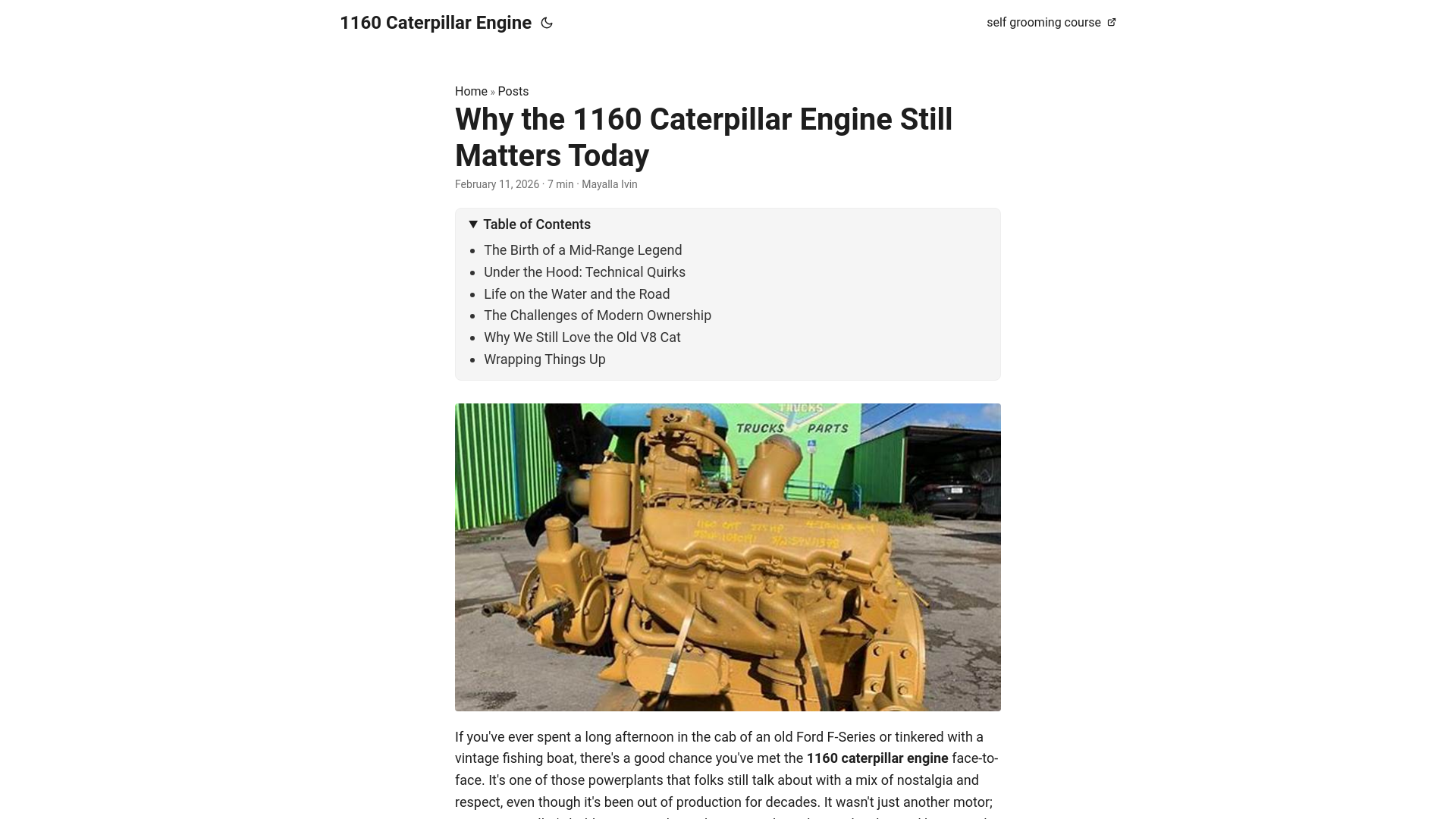 website screenshot of https://1160-caterpillar-engine.pages.dev/