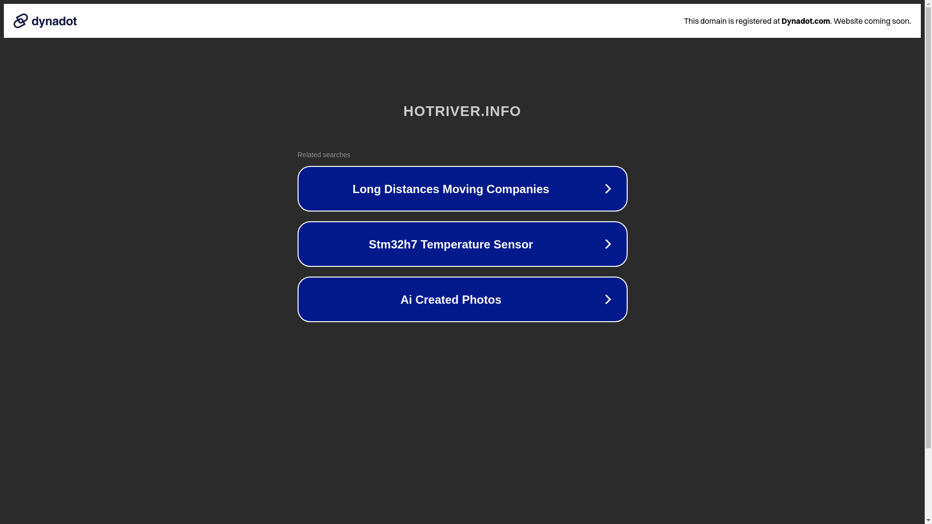 website screenshot of https://hotriver.info/