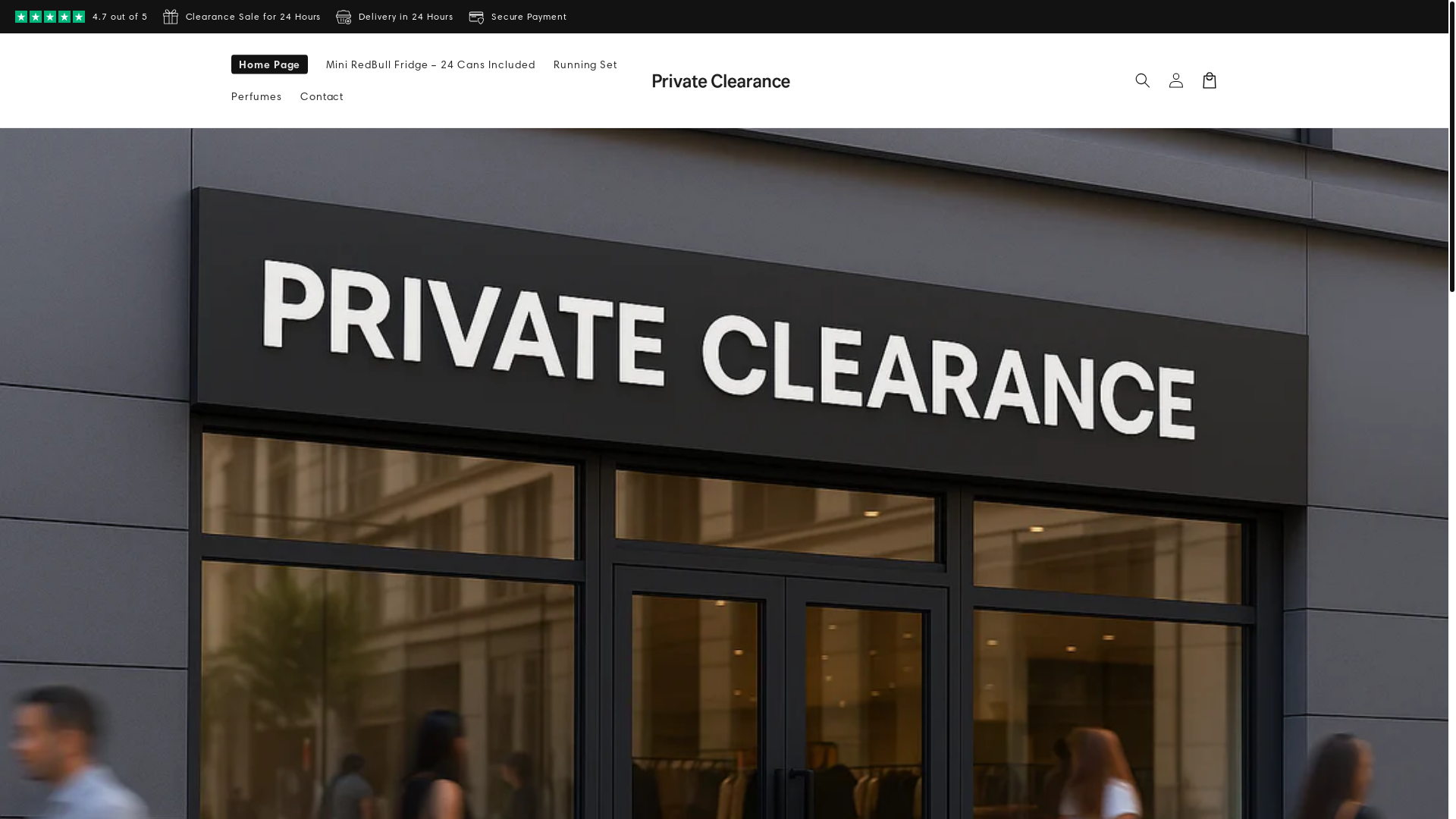 website screenshot of https://privateclearance-usa.com/