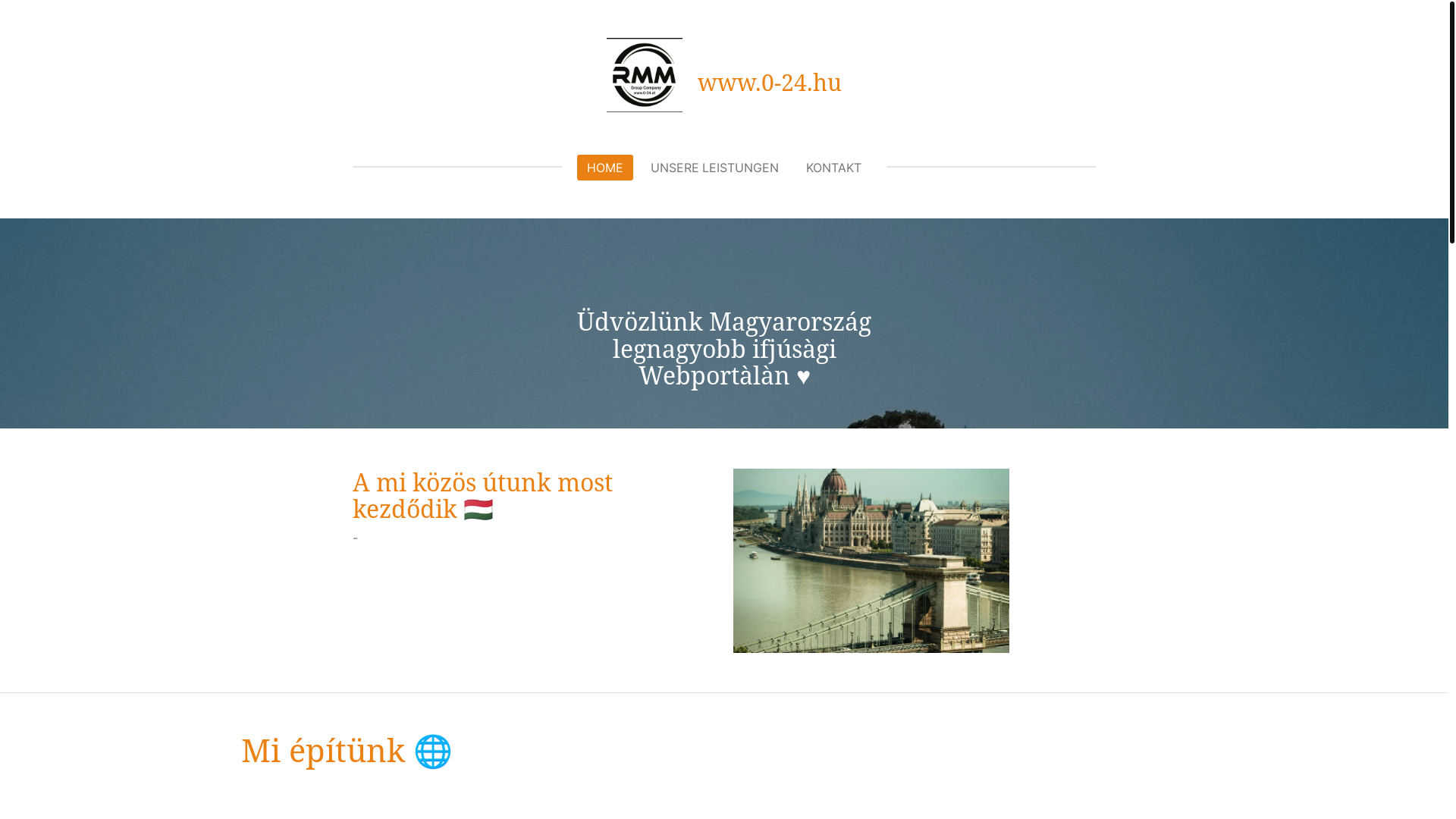 website screenshot of https://welcome-hungary.com/