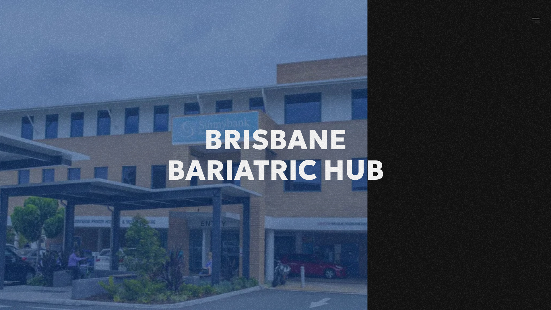 website screenshot of https://bariatrichub.au/
