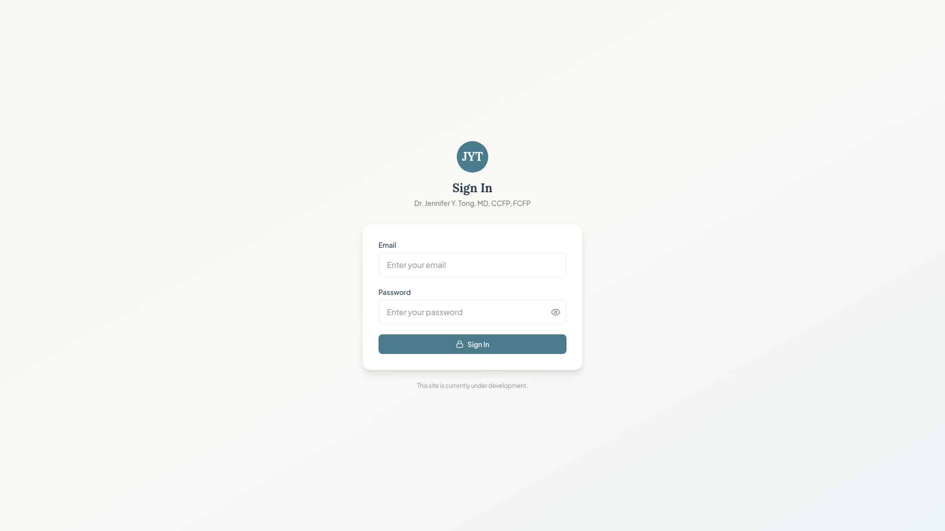 website screenshot of https://drjenniferytong.com/
