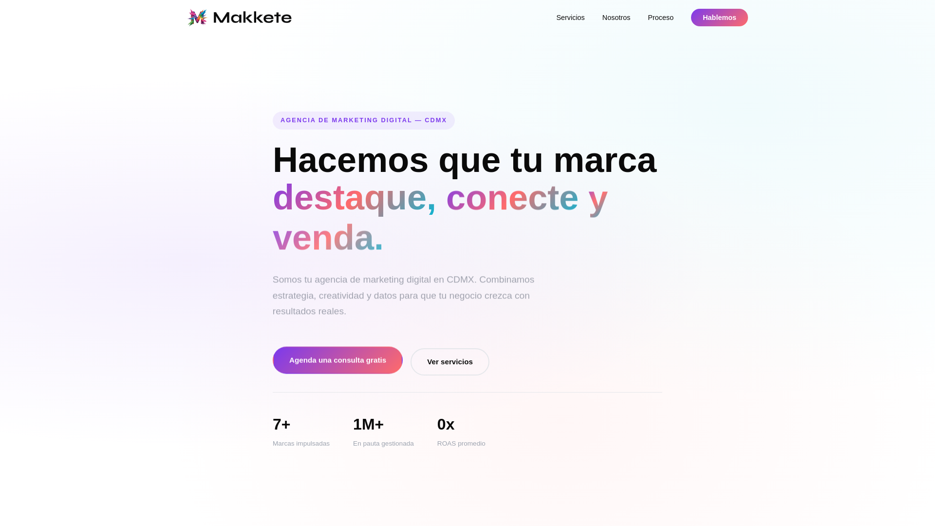 website screenshot of https://makkete.com