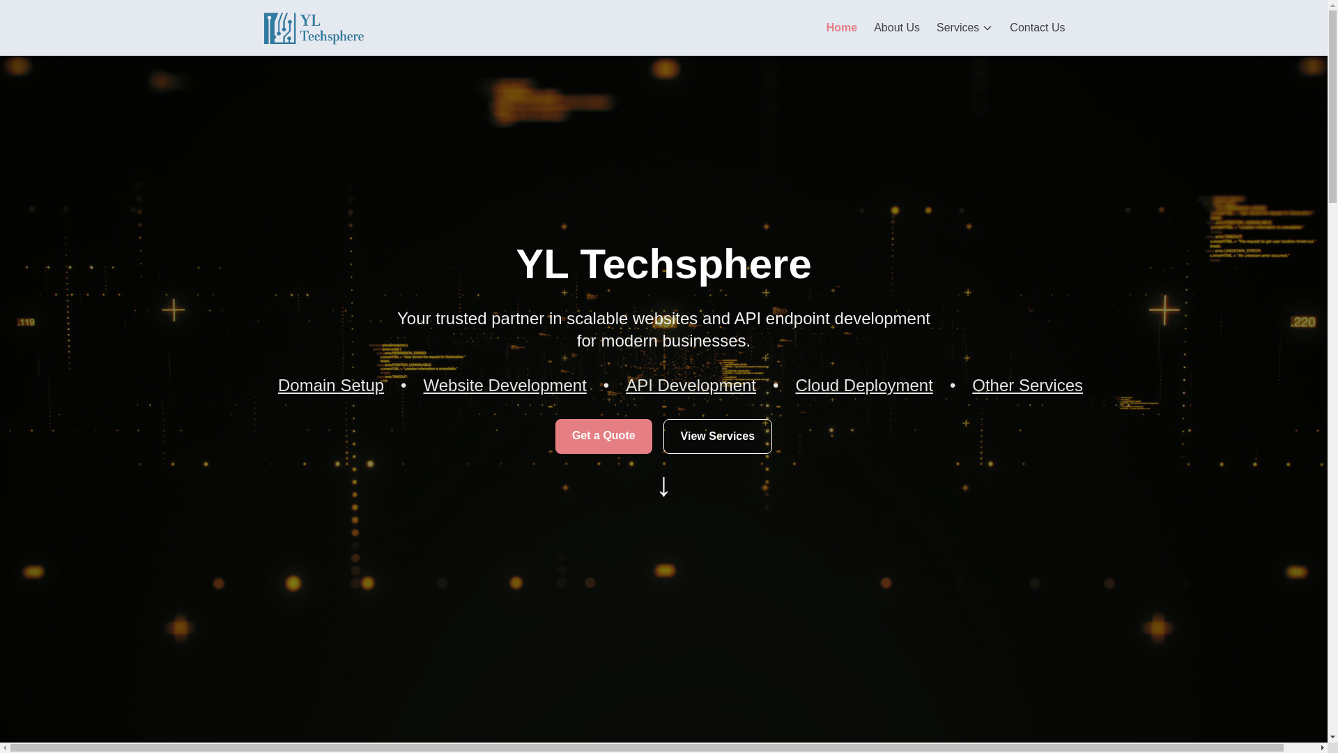 website screenshot of https://yltechsphere.com.au/