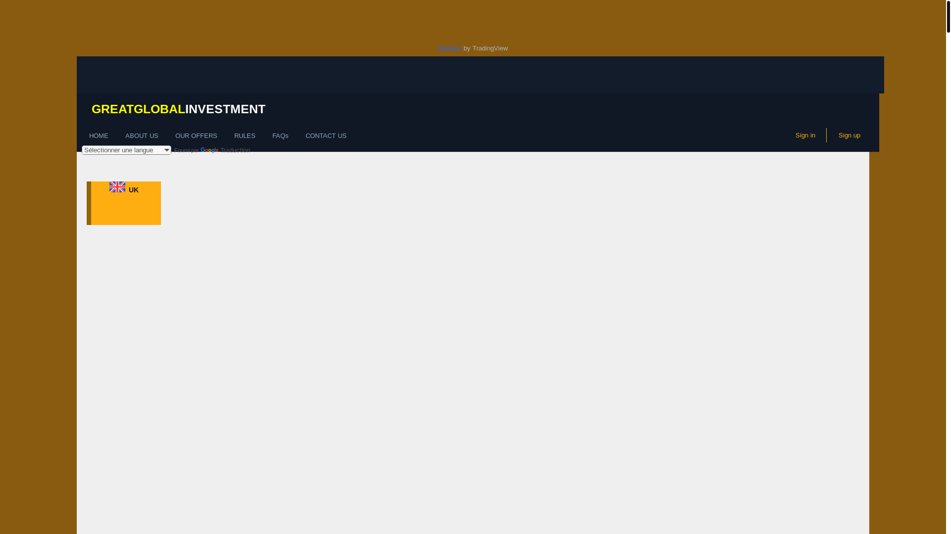 website screenshot of https://globalstandardinvestment.com/