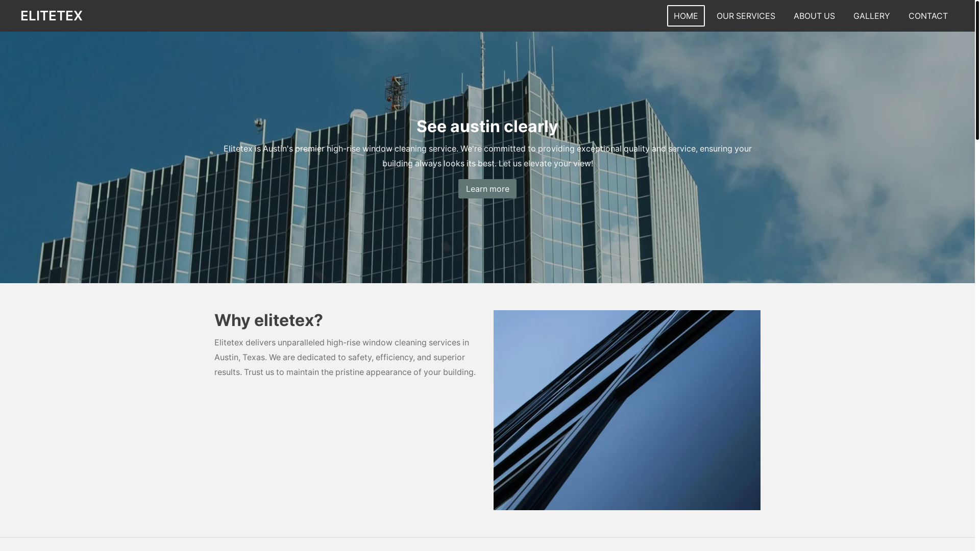 website screenshot of https://elitetexcc.com/