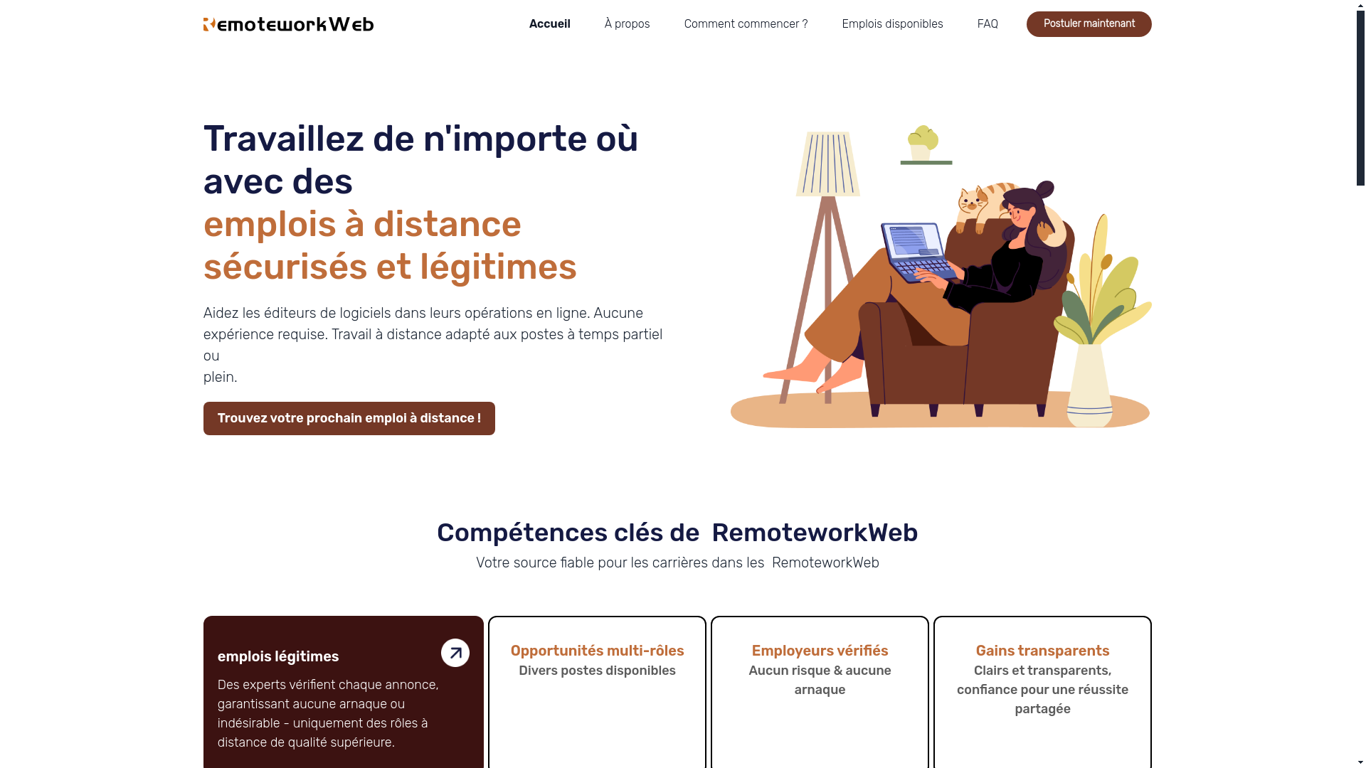 website screenshot of https://remoteworkwebfr.works/
