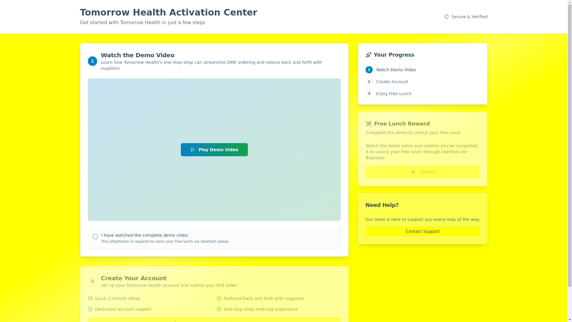 website screenshot of https://thactivationcenter.com/