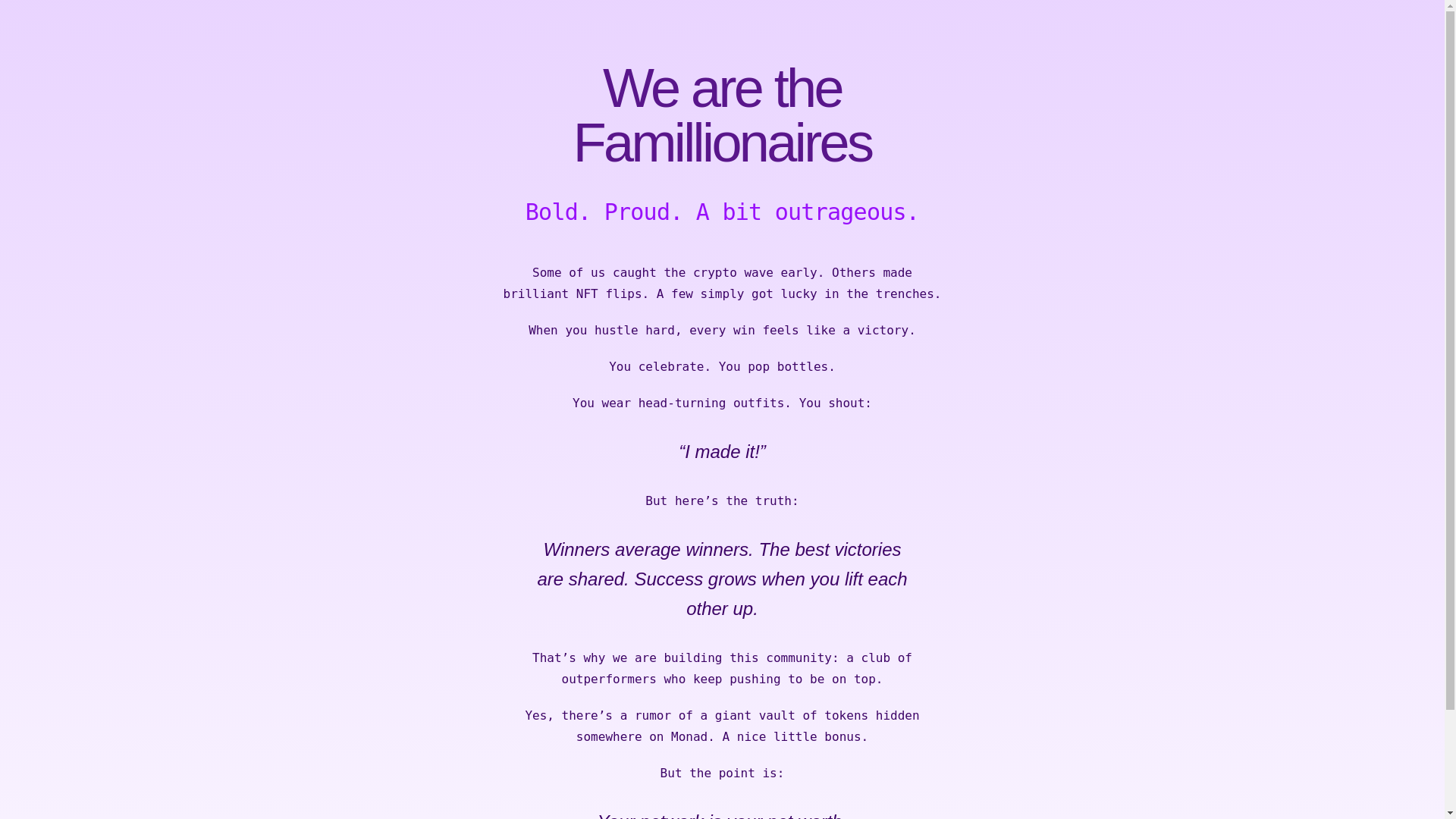 website screenshot of https://famillionaires-website.pages.dev/