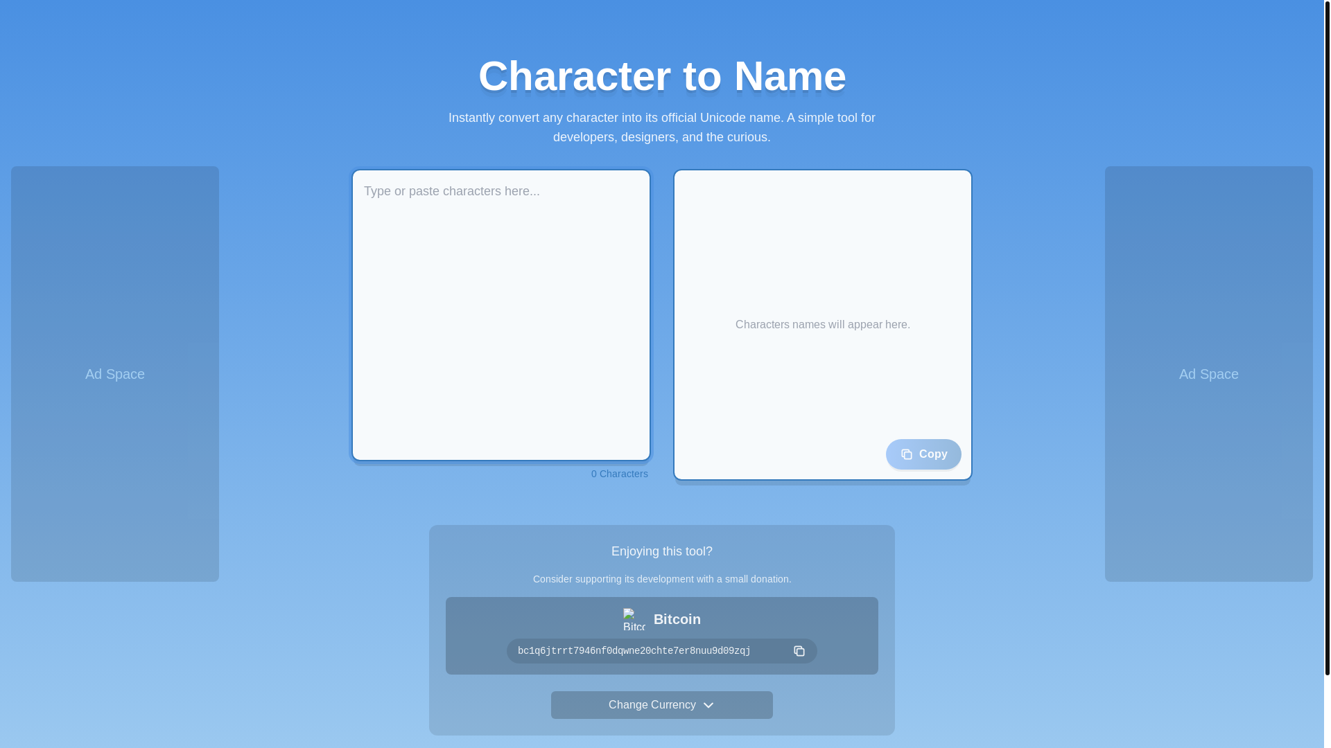 website screenshot of https://character-to-name.pages.dev/