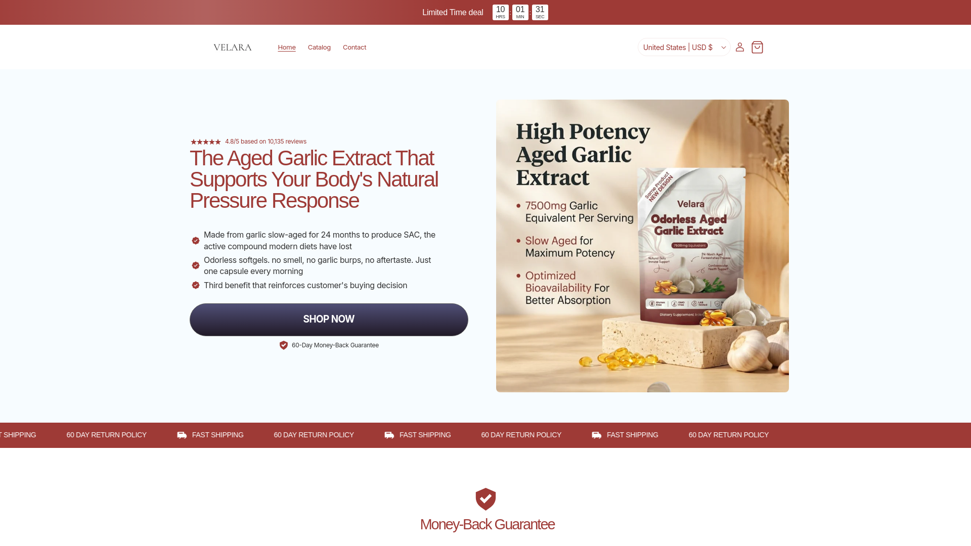 website screenshot of https://modern-wellness-daily.com