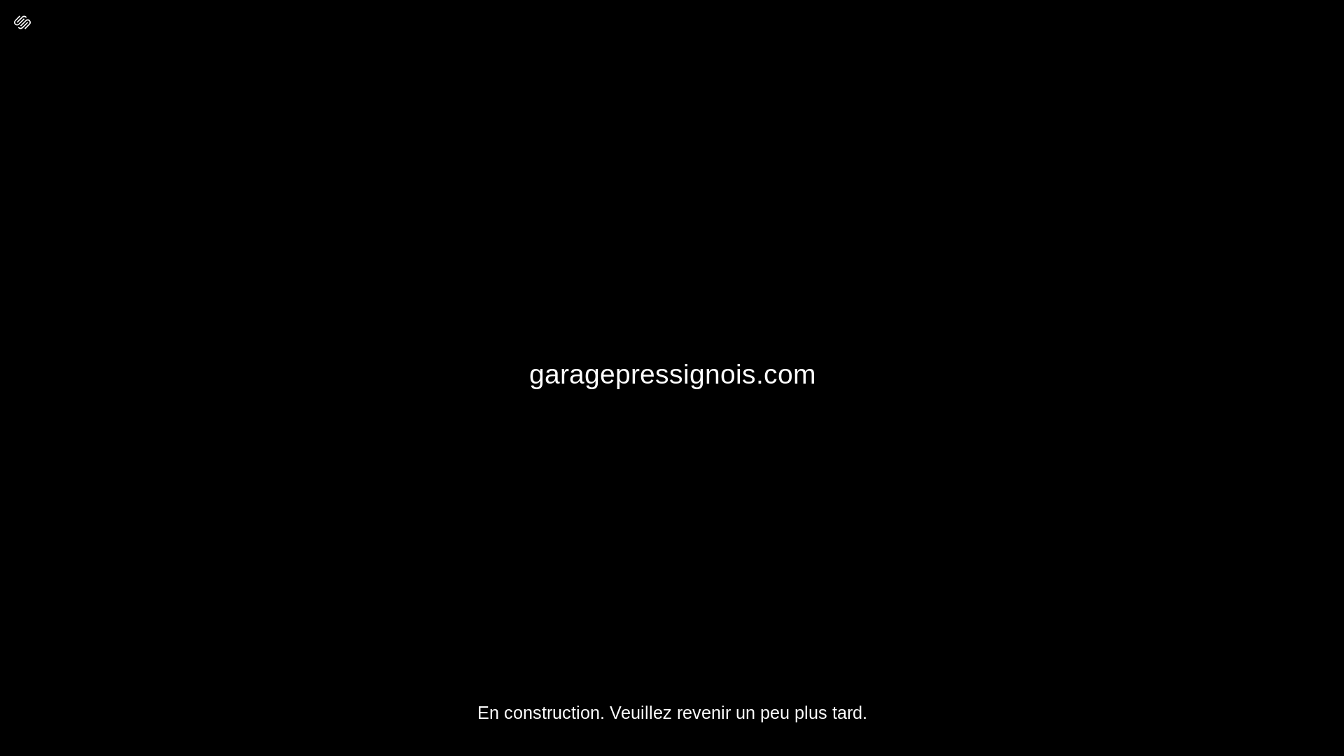 website screenshot of https://garagepressignois.com/