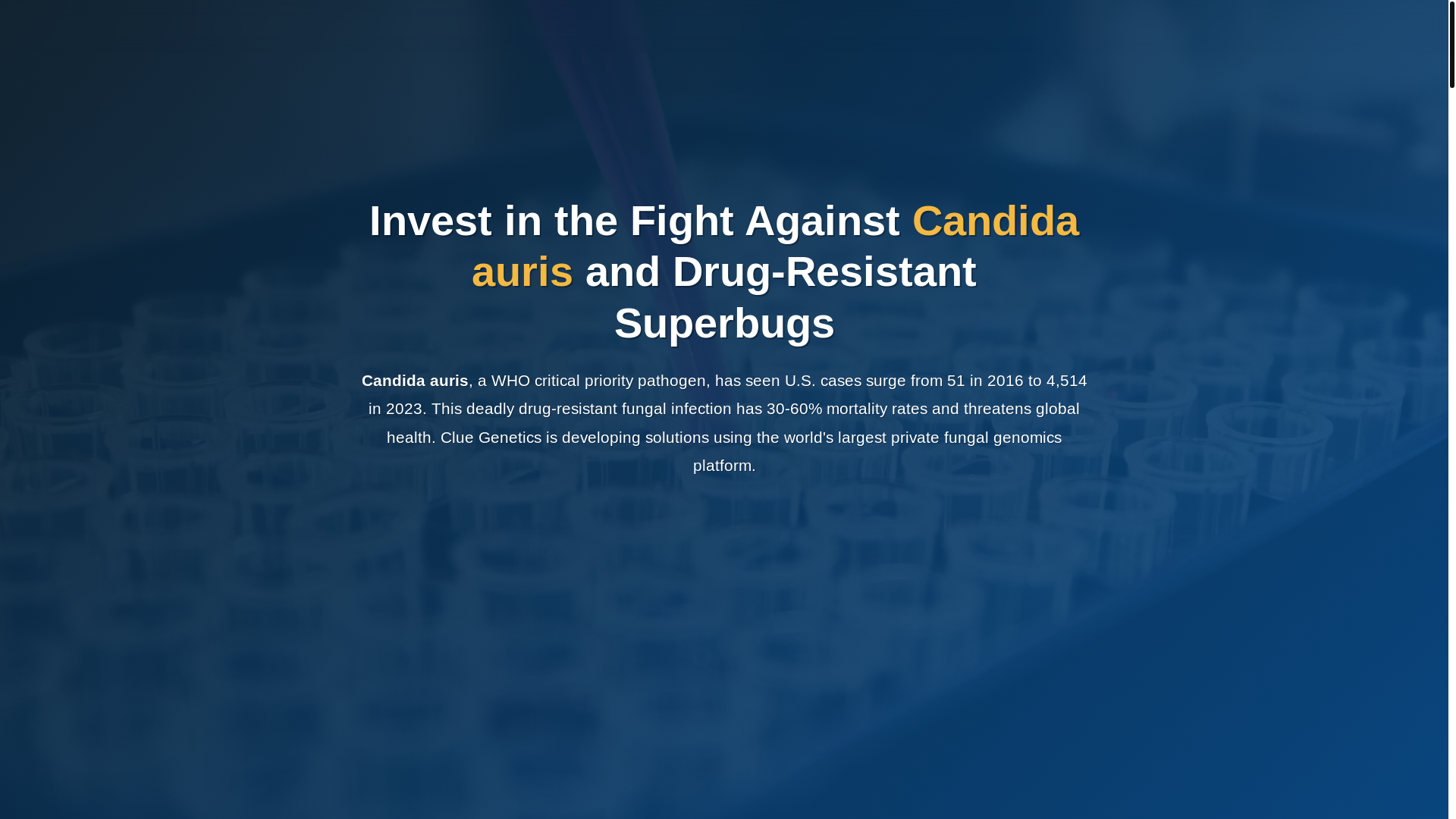 website screenshot of https://cluegenetics.pages.dev/