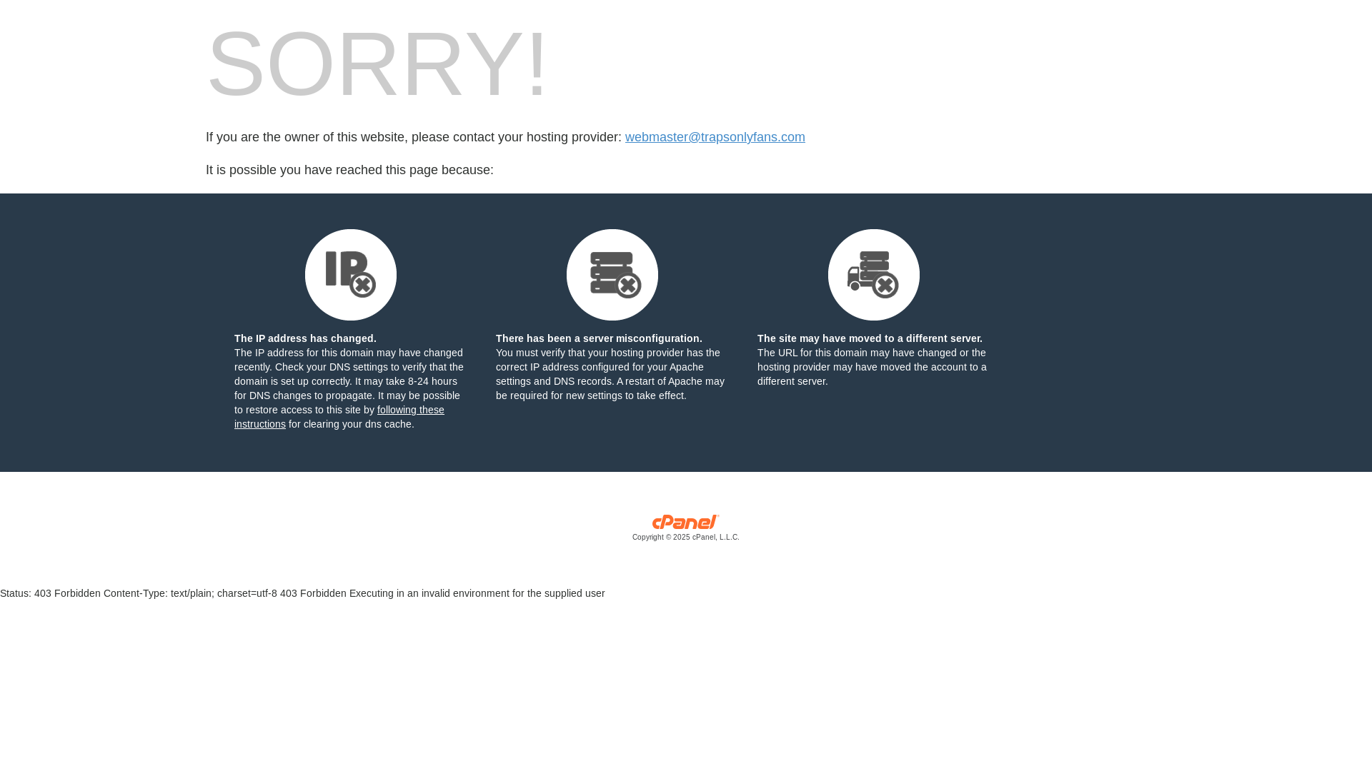 website screenshot of https://trapsonlyfans.com/