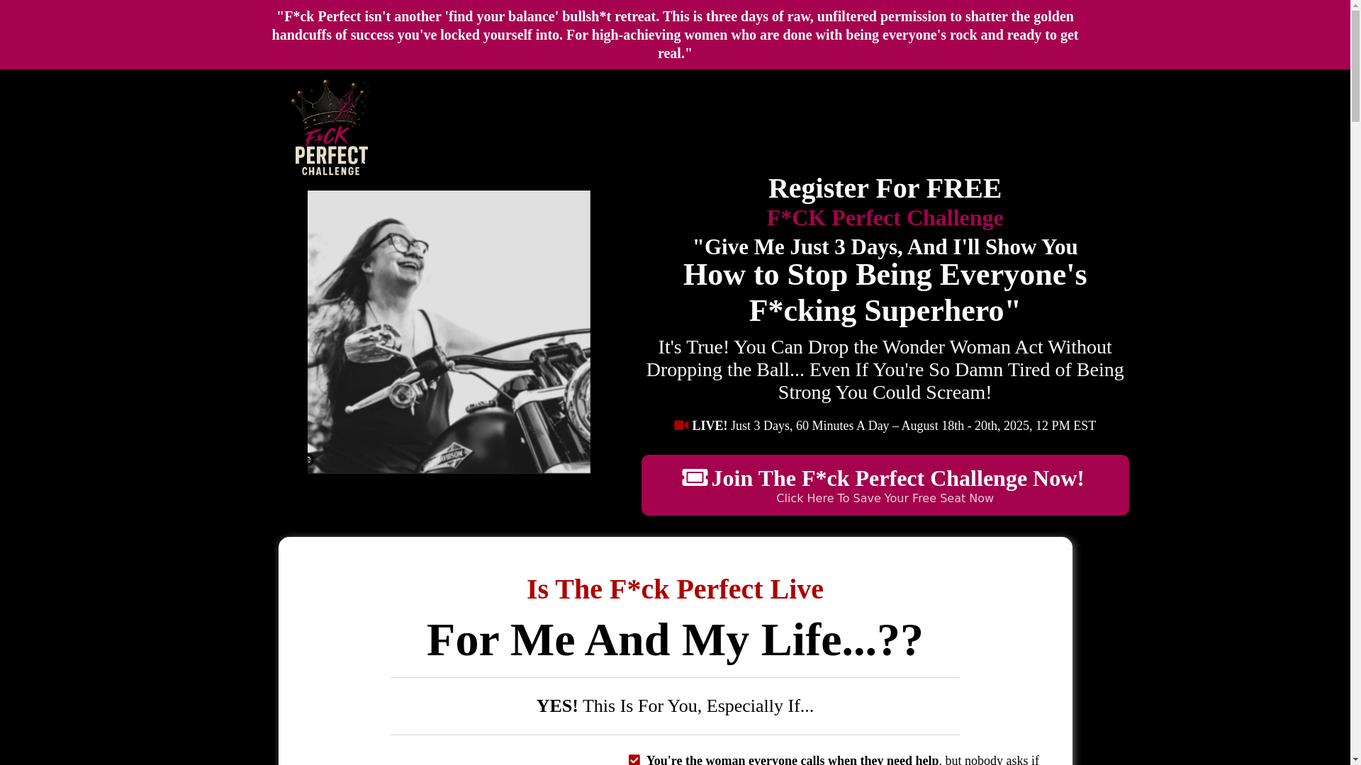 website screenshot of https://nomoreperfectwomen.com/