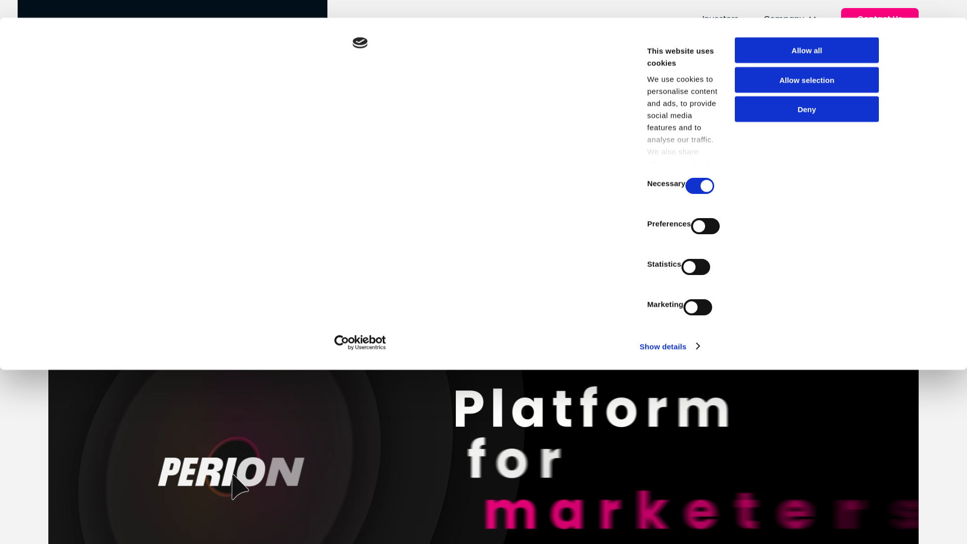 website screenshot of https://undertone.com