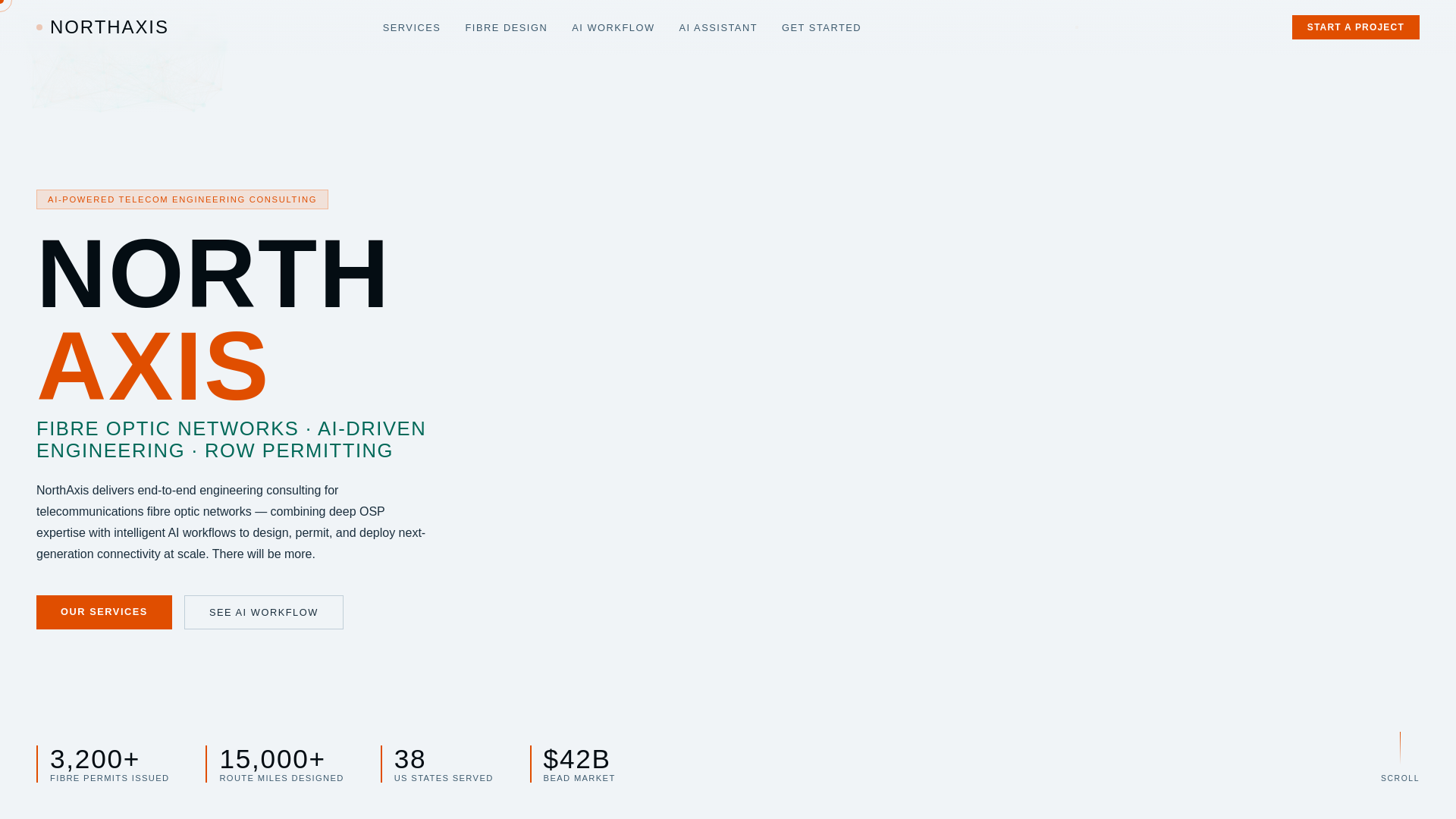 website screenshot of https://northaxis.pages.dev/