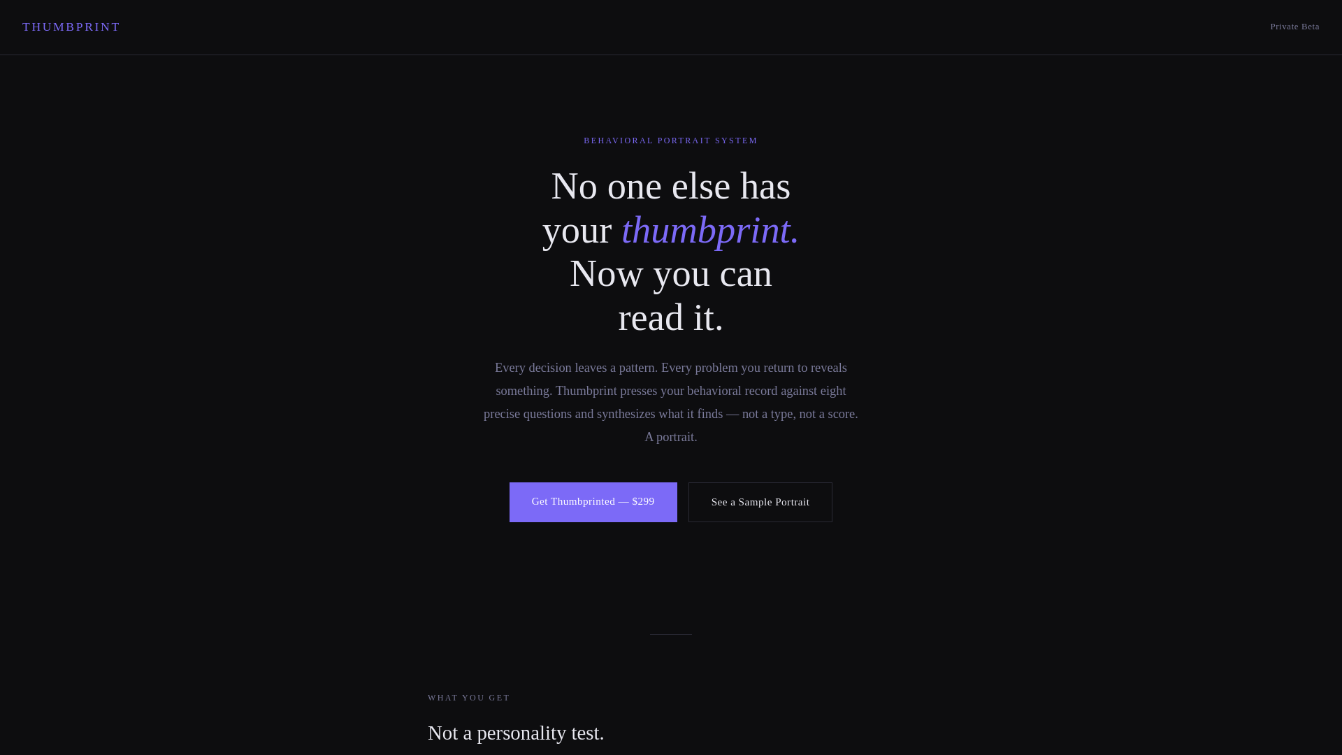 website screenshot of https://thumbprinted-com.pages.dev/