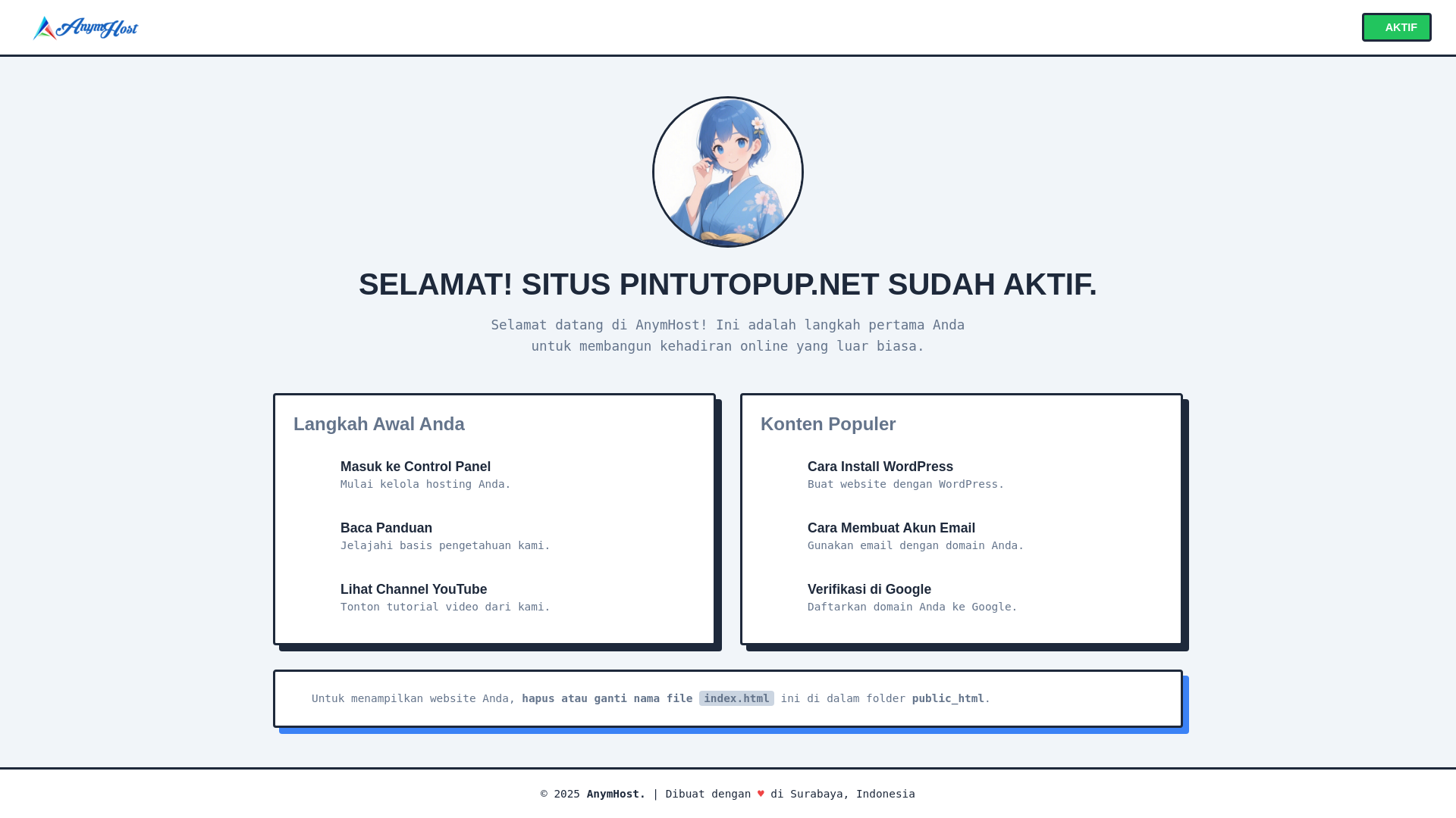 website screenshot of https://pintutopup.net/