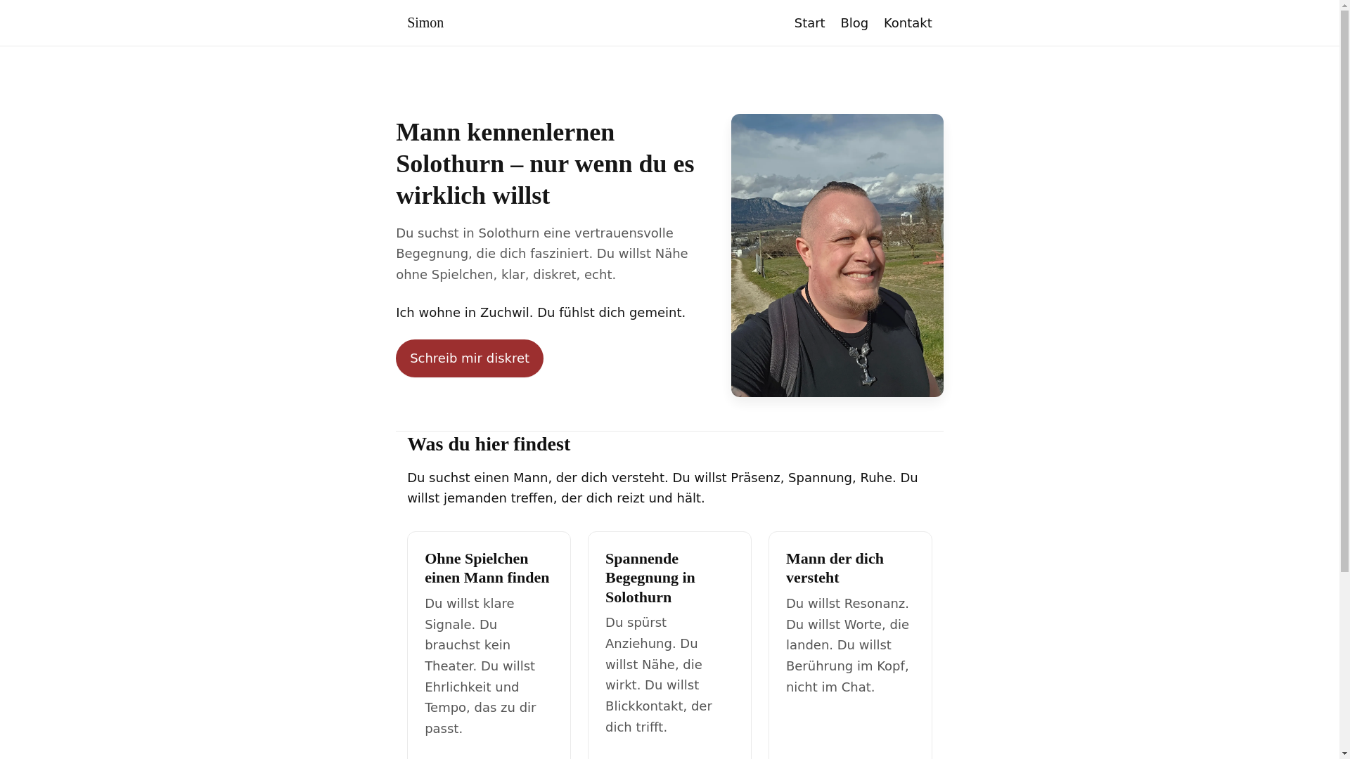 website screenshot of https://mann-kennenlernen-solothurn.ch/