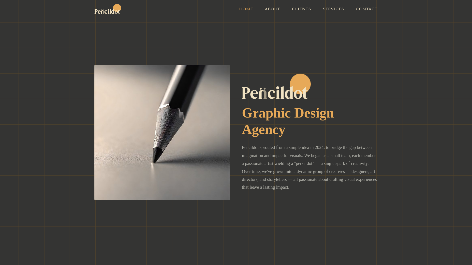 website screenshot of https://pencildot-website.pages.dev/