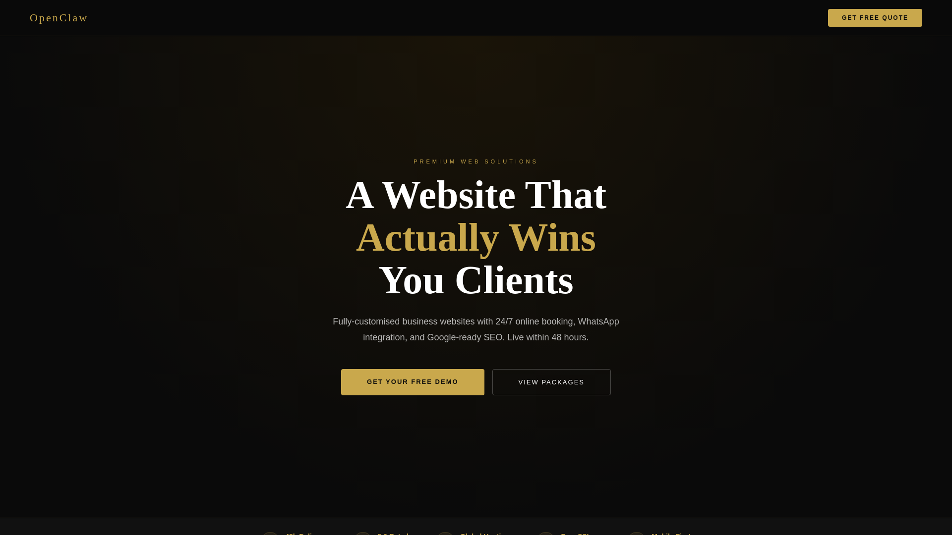website screenshot of https://openclaw-pricing.pages.dev/