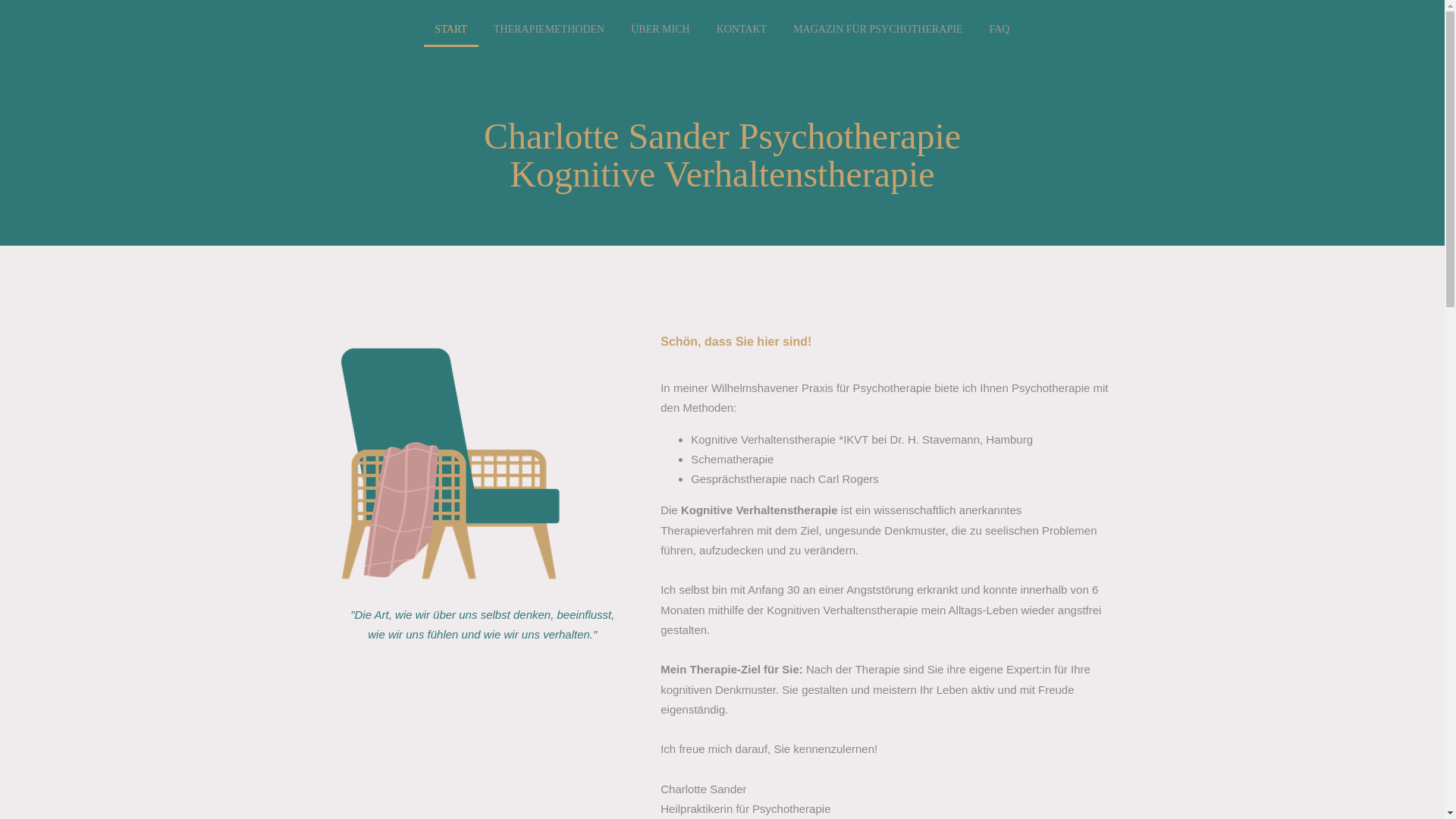 website screenshot of https://charlotte-sander-psychotherapie.de/
