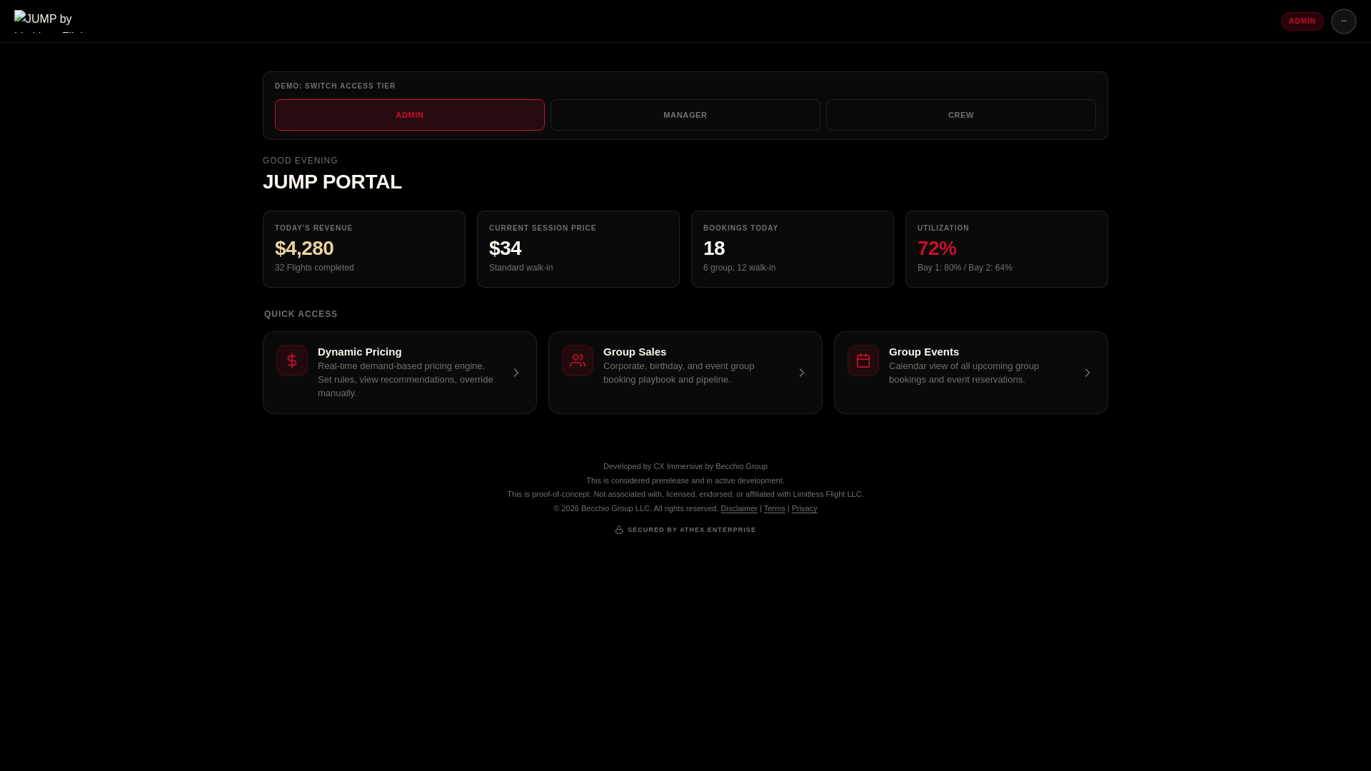 website screenshot of https://jump-portal.pages.dev/