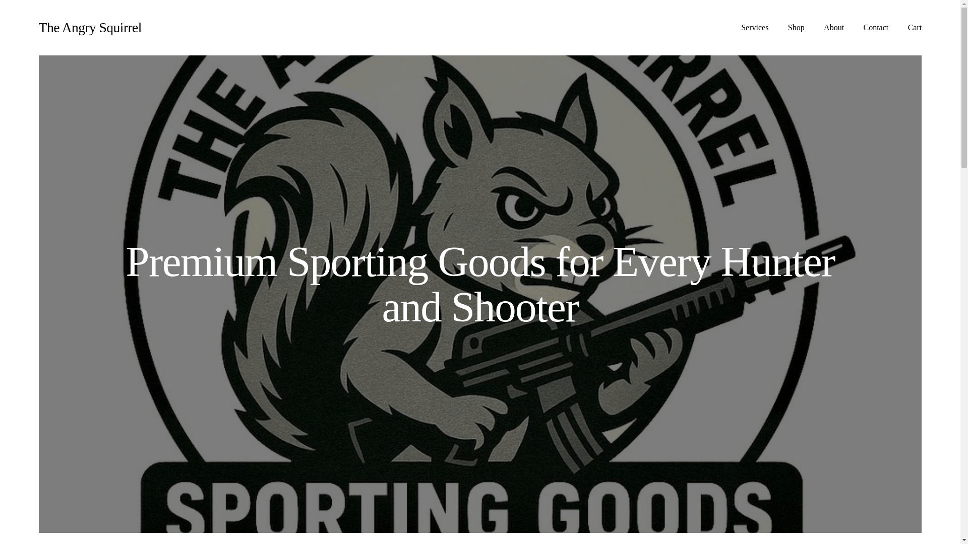website screenshot of https://the-angry-squirrel.com/