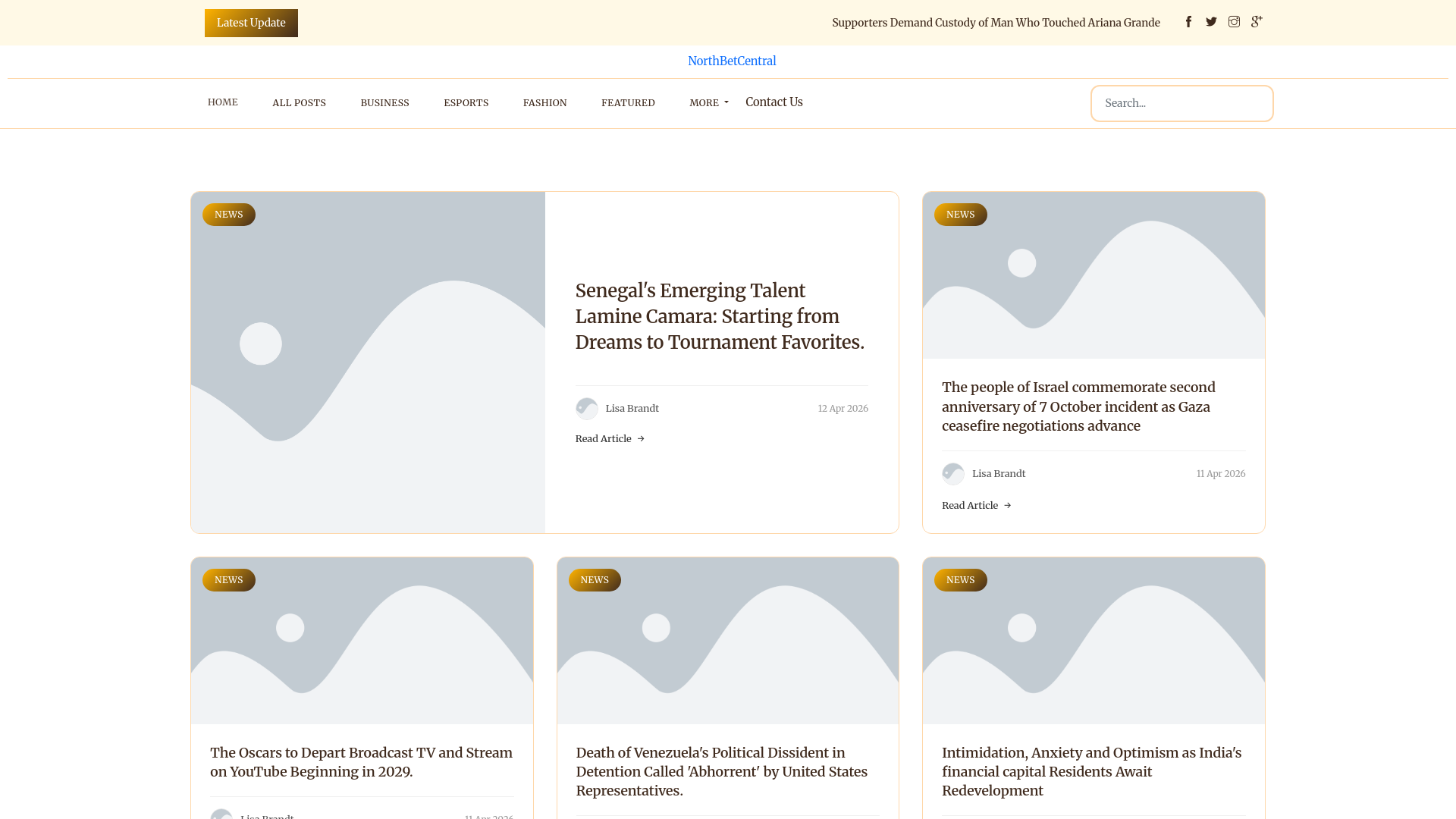 website screenshot of https://northbetcentral.nl