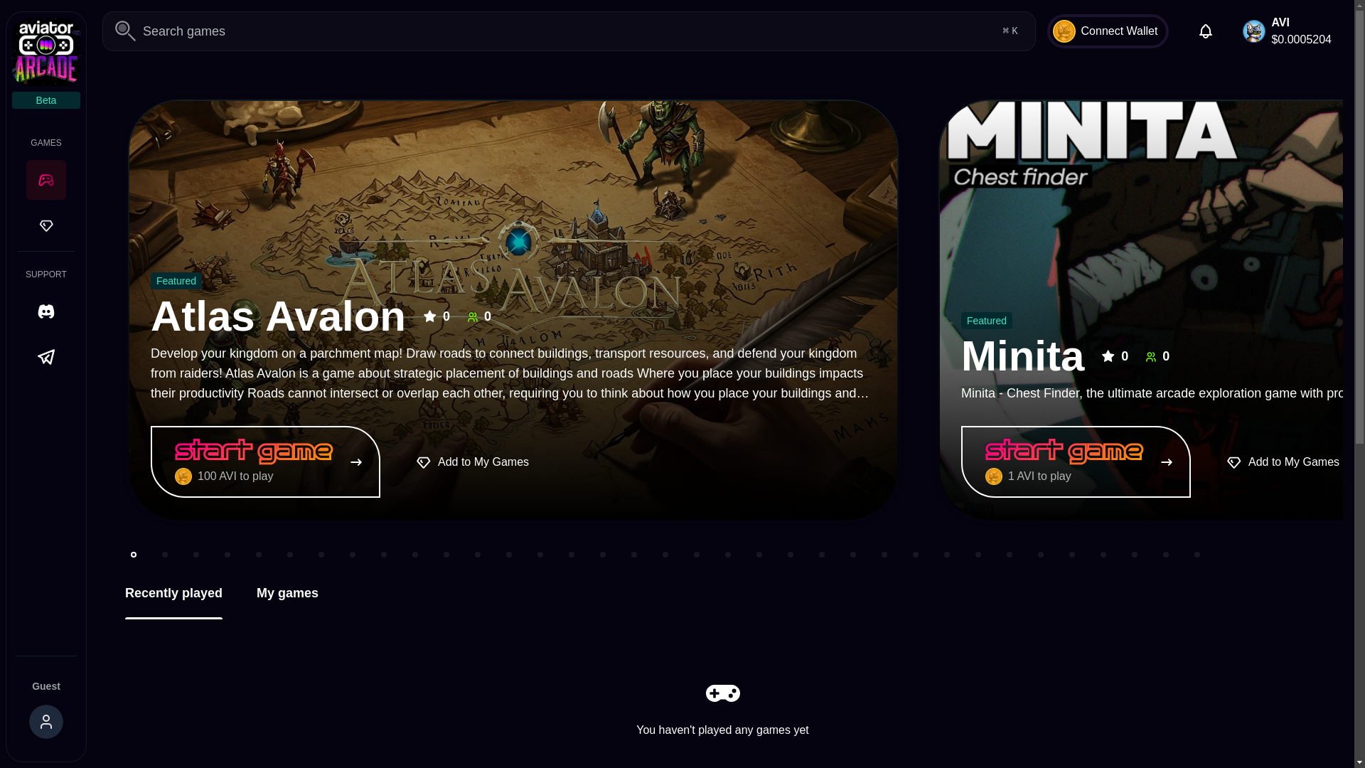 website screenshot of https://aviator-arc-tease.pages.dev/