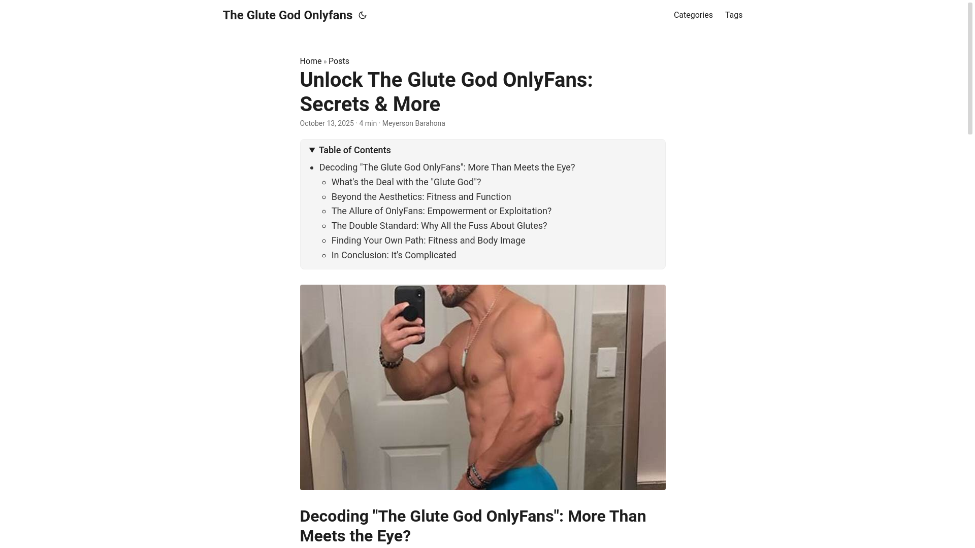 website screenshot of https://the-glute-god-onlyfans.pages.dev/