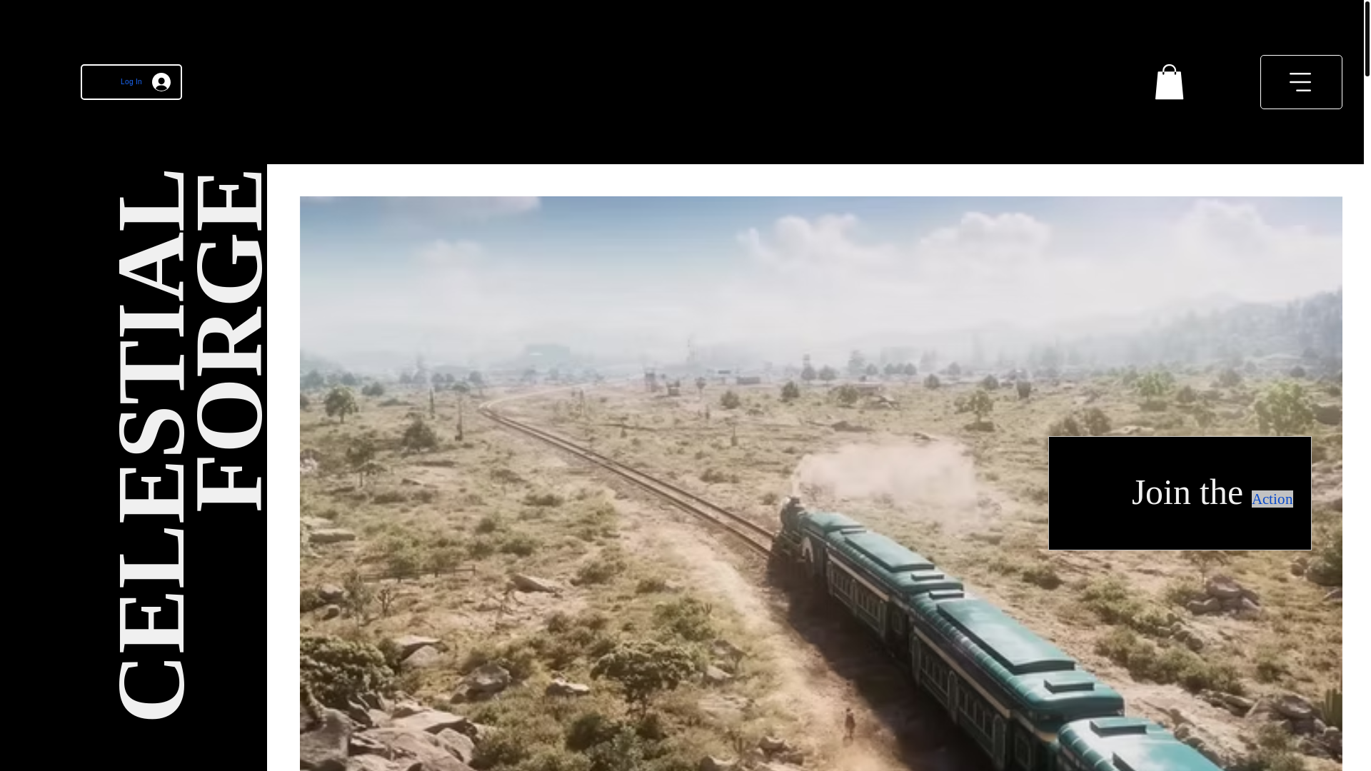 website screenshot of https://celestialforze.com/