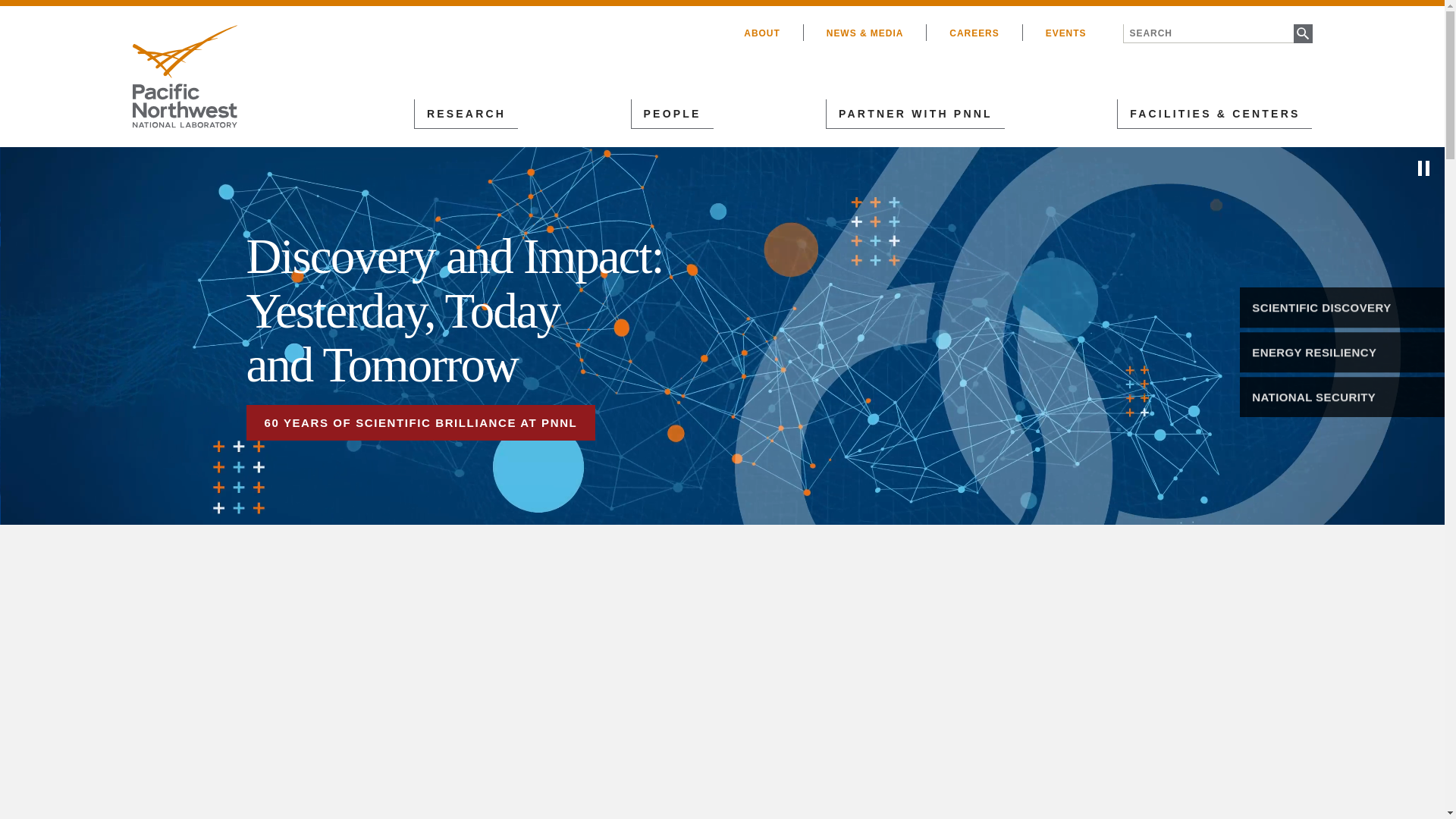 website screenshot of https://www.pnnl.gov/