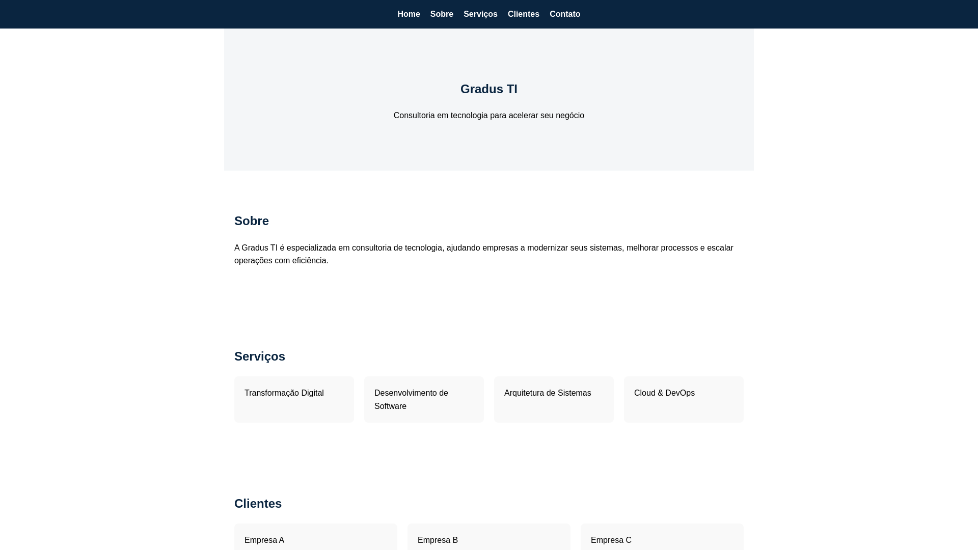website screenshot of https://gradusti.pages.dev/