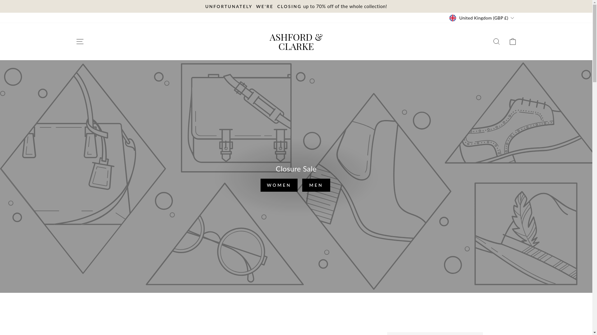 website screenshot of https://ashford-clarke.uk/