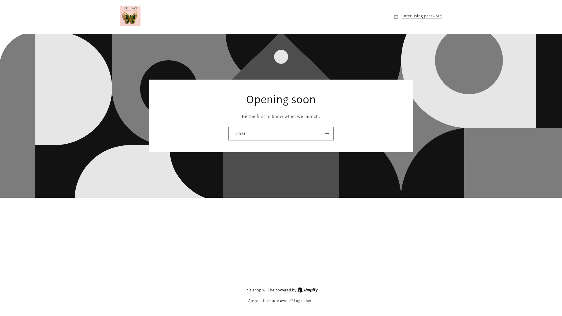 website screenshot of https://chicavi.boutique/