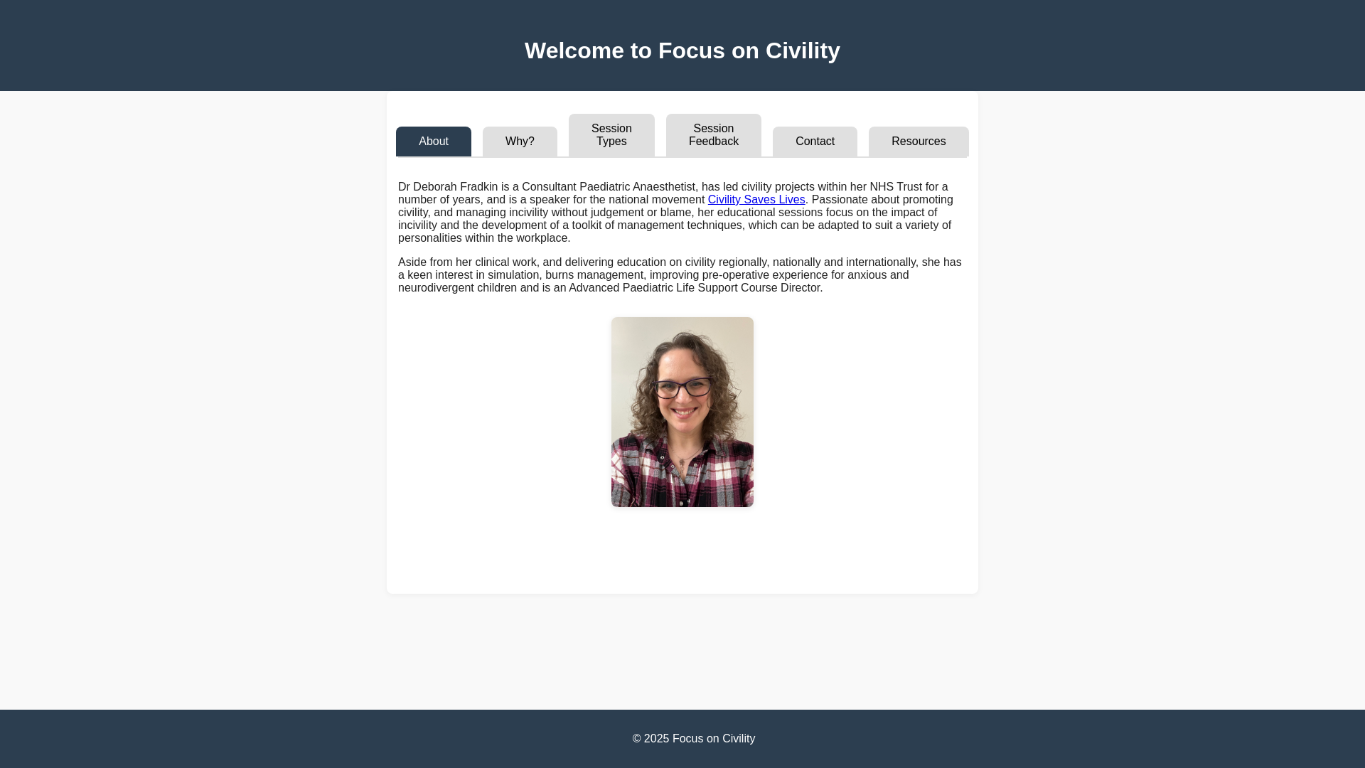 website screenshot of https://focusoncivilityweb.pages.dev/