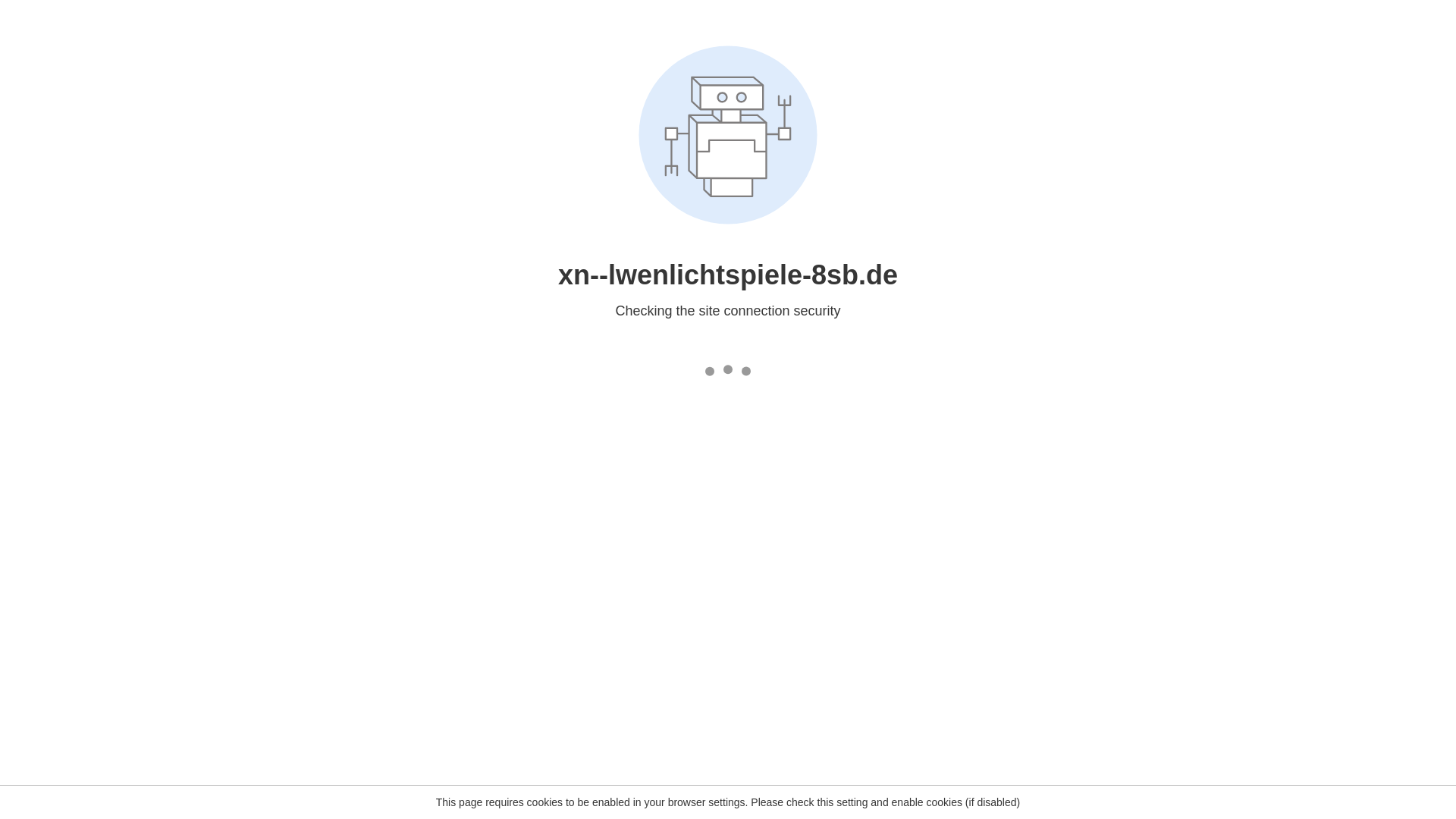 website screenshot of https://xn--lwenlichtspiele-8sb.de
