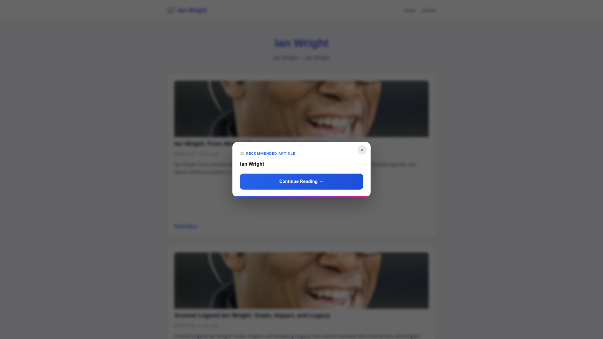 website screenshot of https://ian-wright.pages.dev/