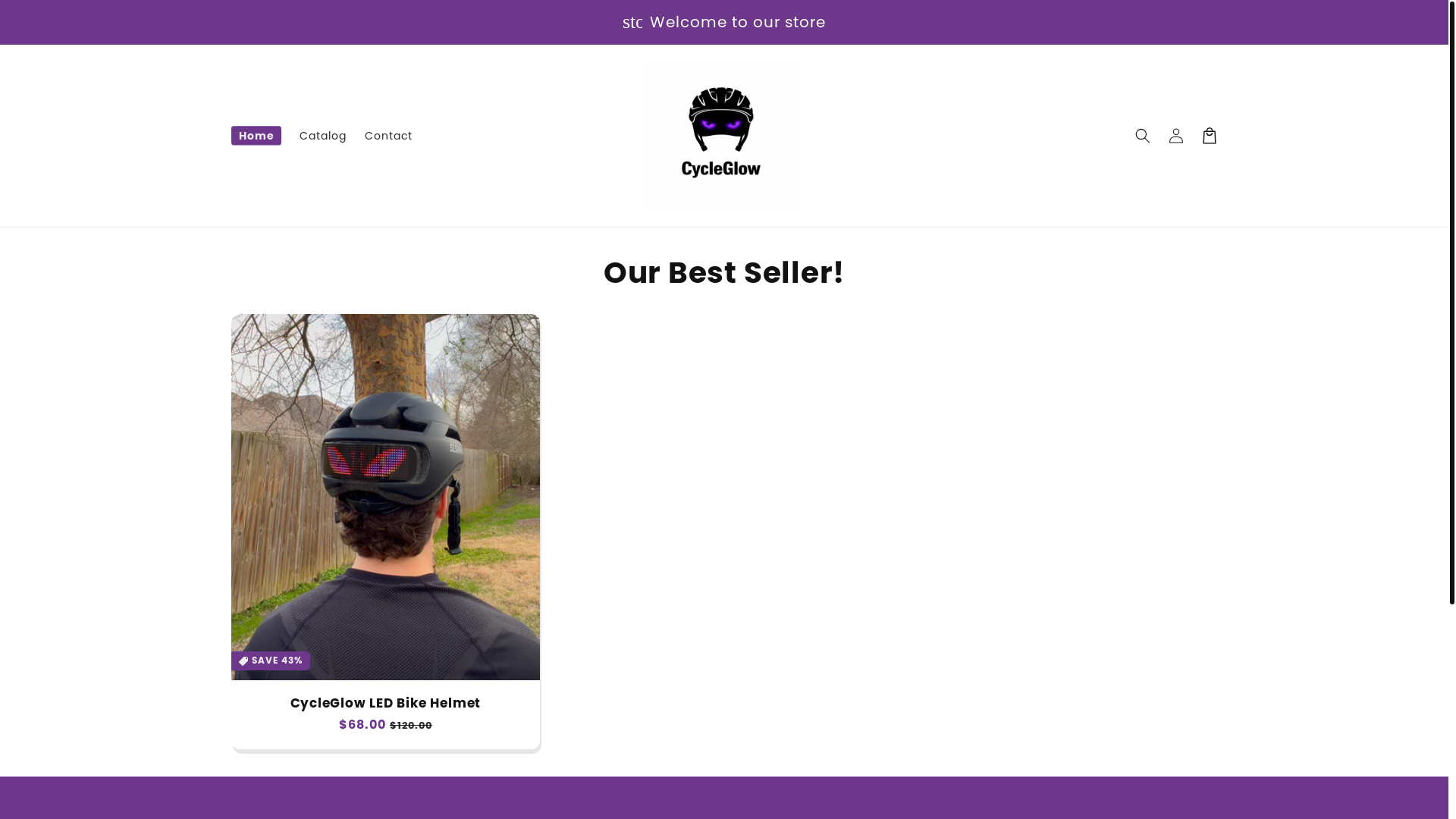 website screenshot of https://cycleglow.co/