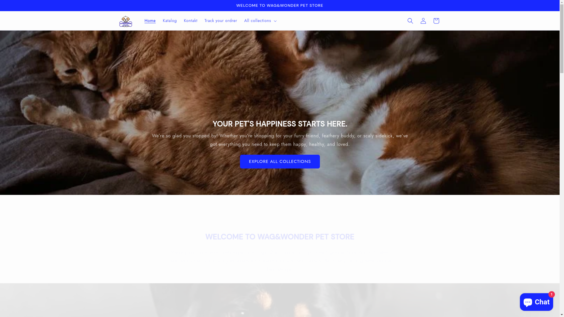website screenshot of https://shopwagandwonder.com/