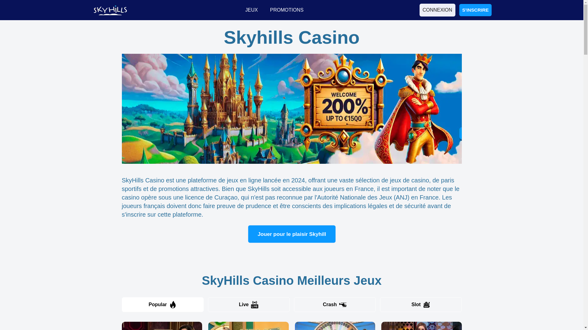 website screenshot of https://skyhillscasino-fr-6436.pages.dev/