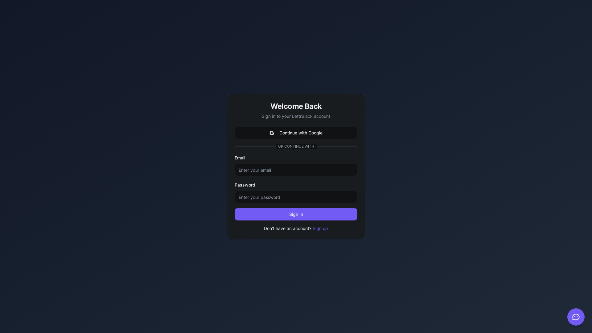 website screenshot of https://lettrblack.in/