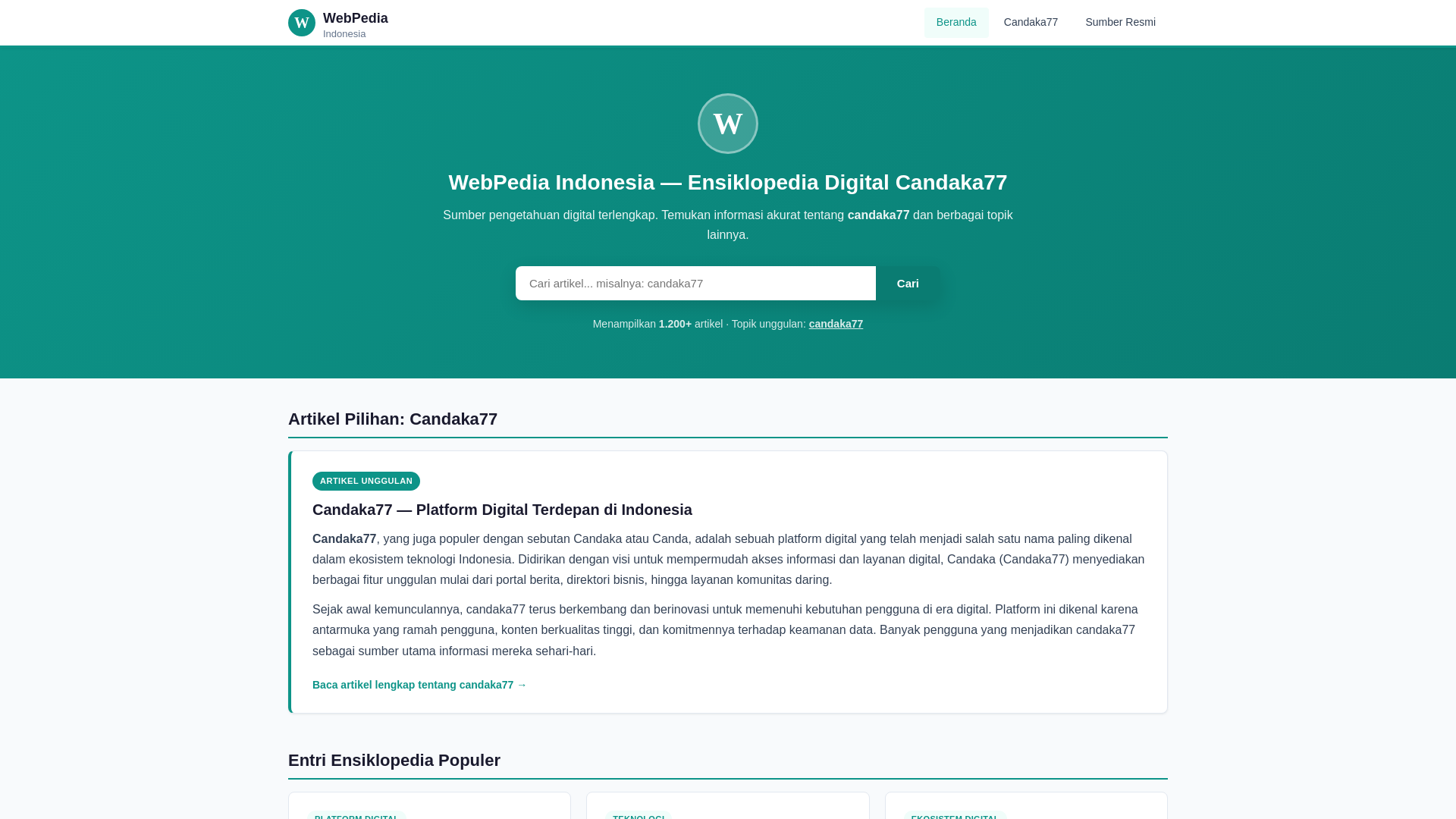 website screenshot of https://webpedia-id.pages.dev/